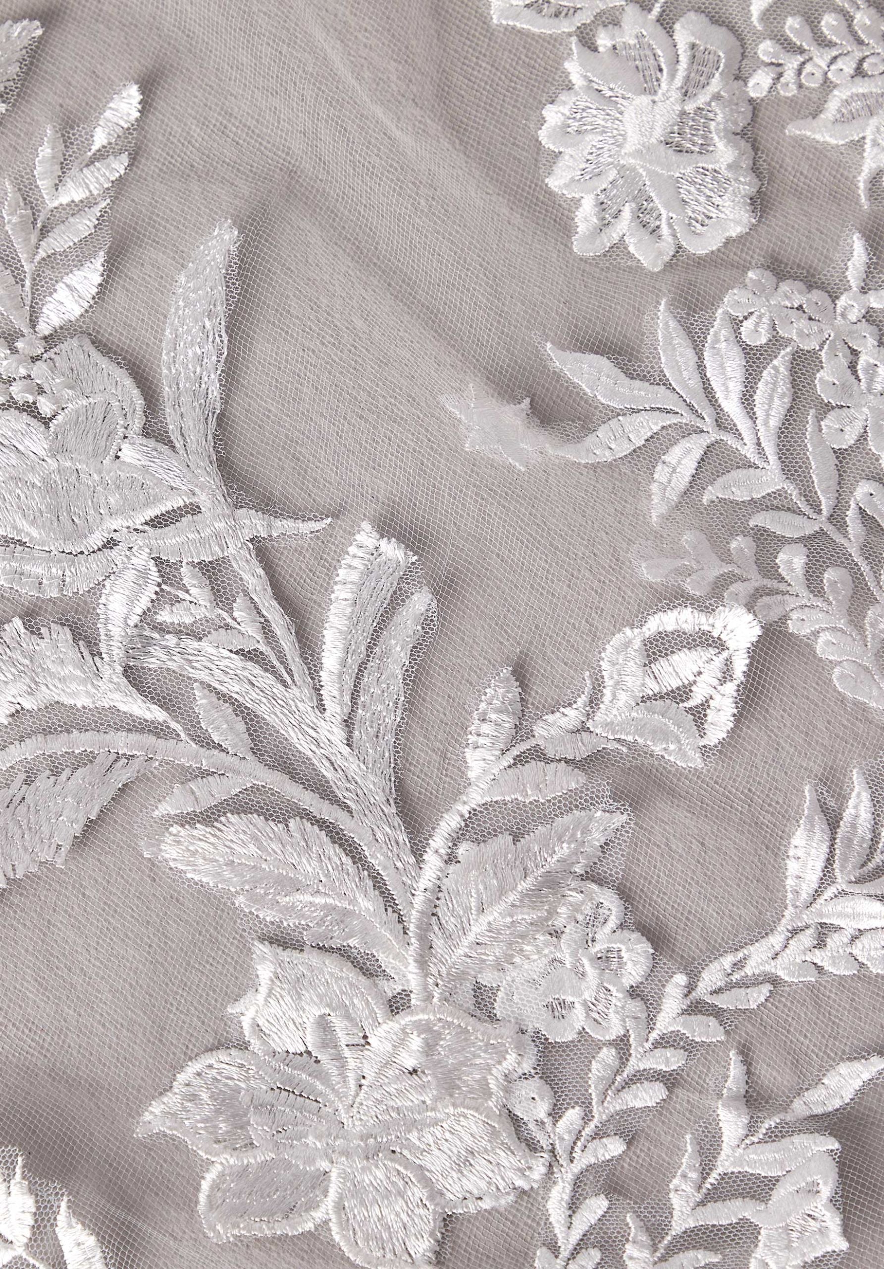 Cathedral Length Veil with Lace Edging - Image 2