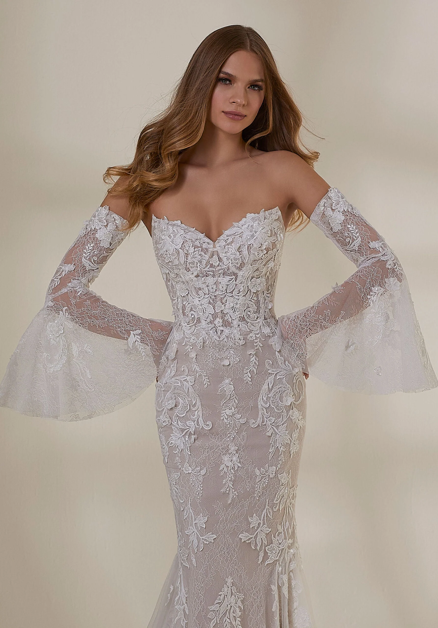 Chantilly Lace Bell Sleeves