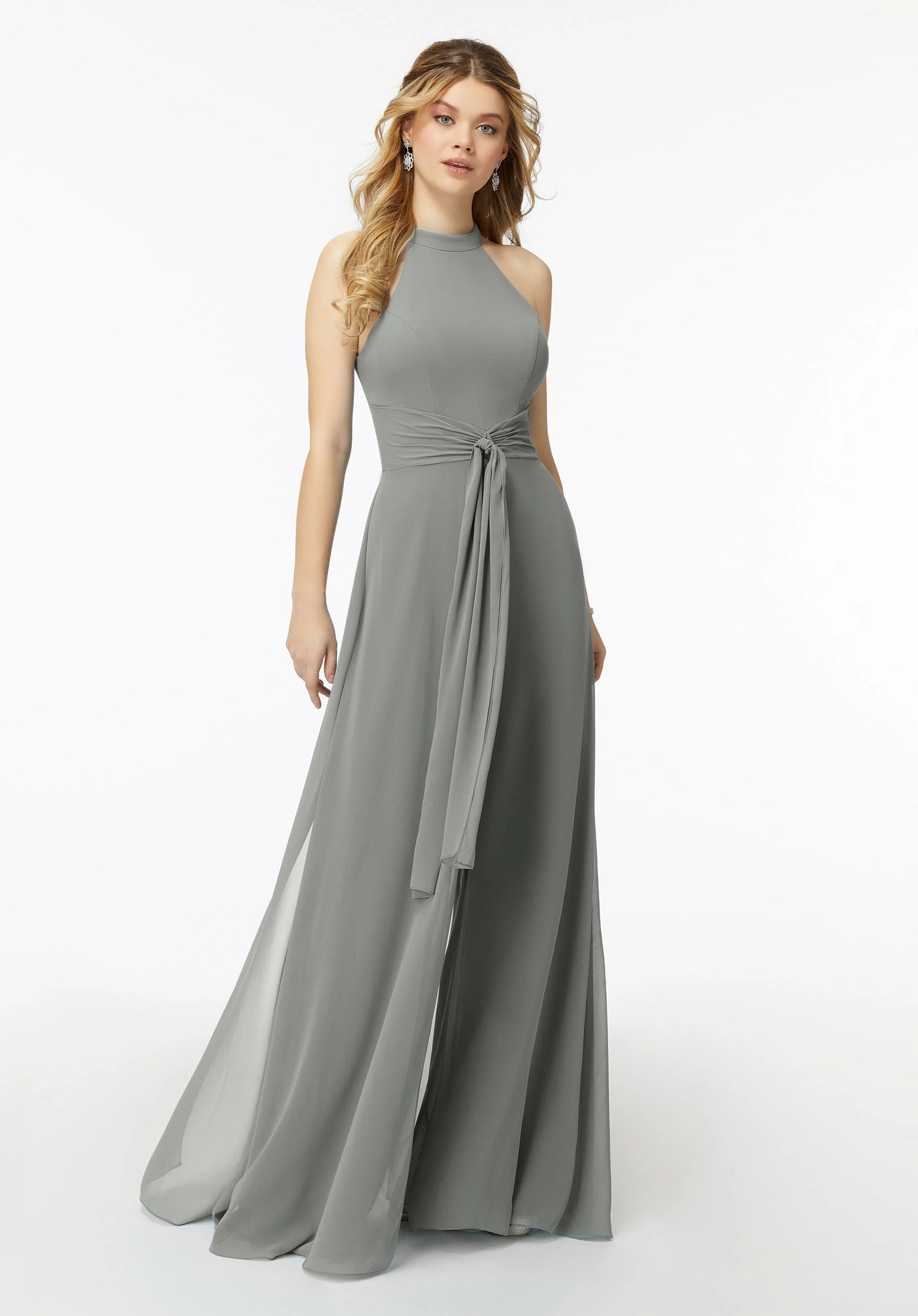 Halterneck Chiffon Jumpsuit - Image 26
