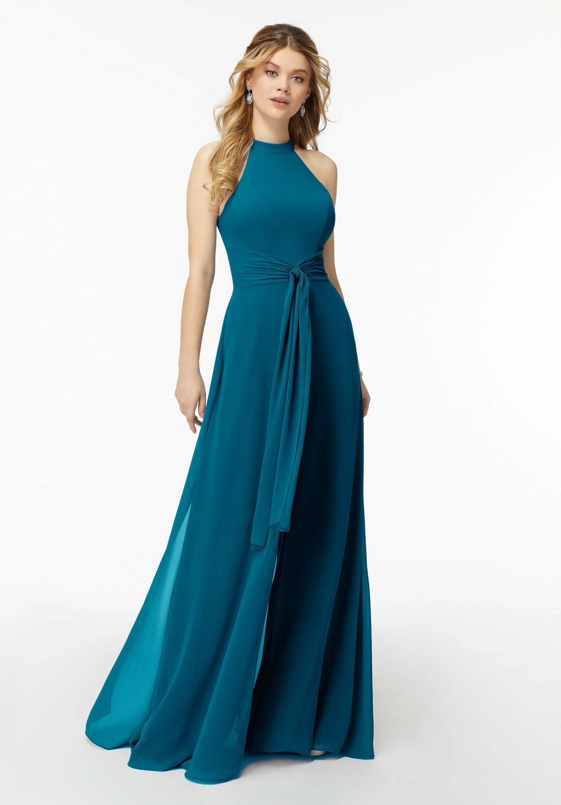 Halterneck Chiffon Jumpsuit - Image 33