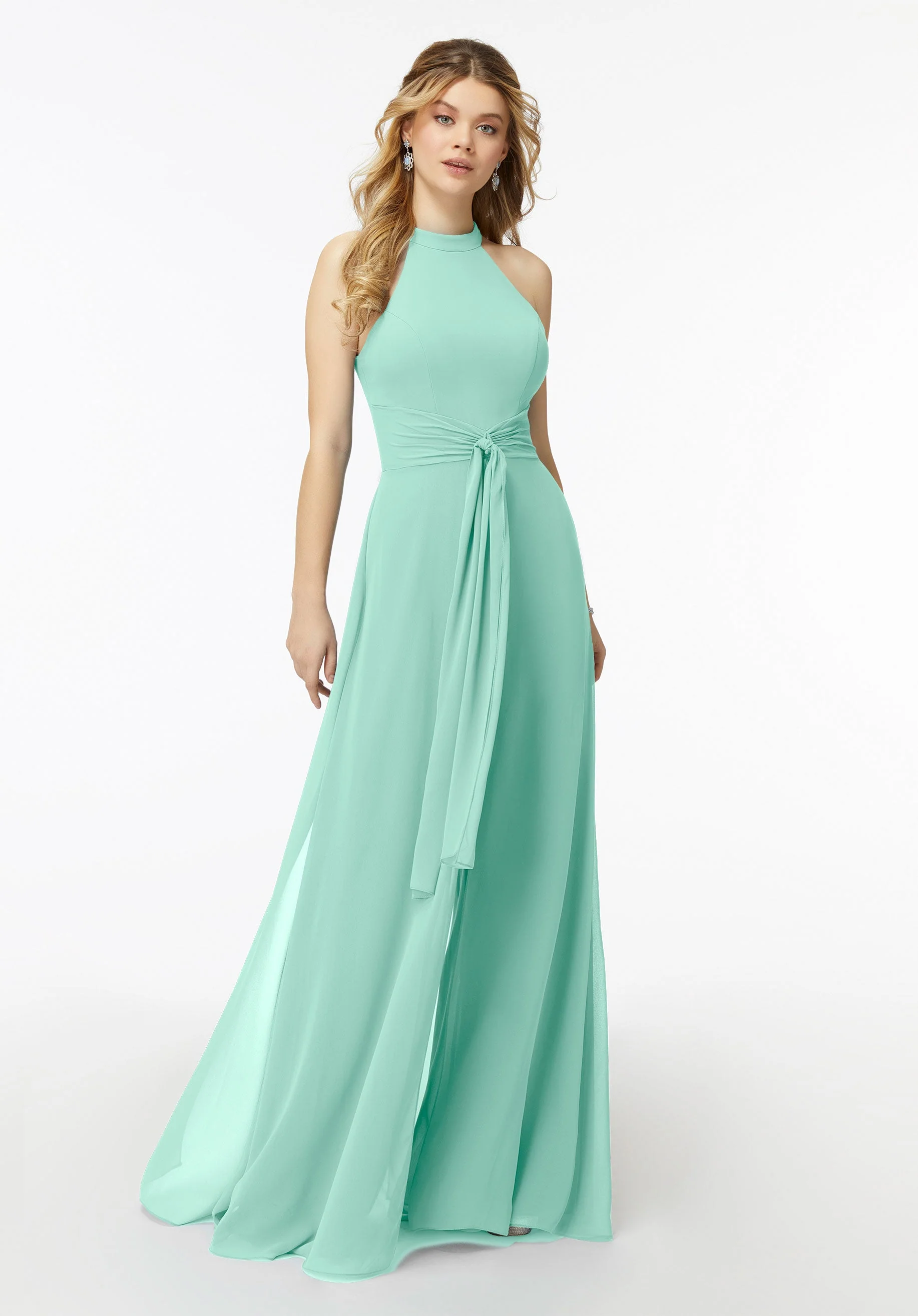 Halterneck Chiffon Jumpsuit - Image 34