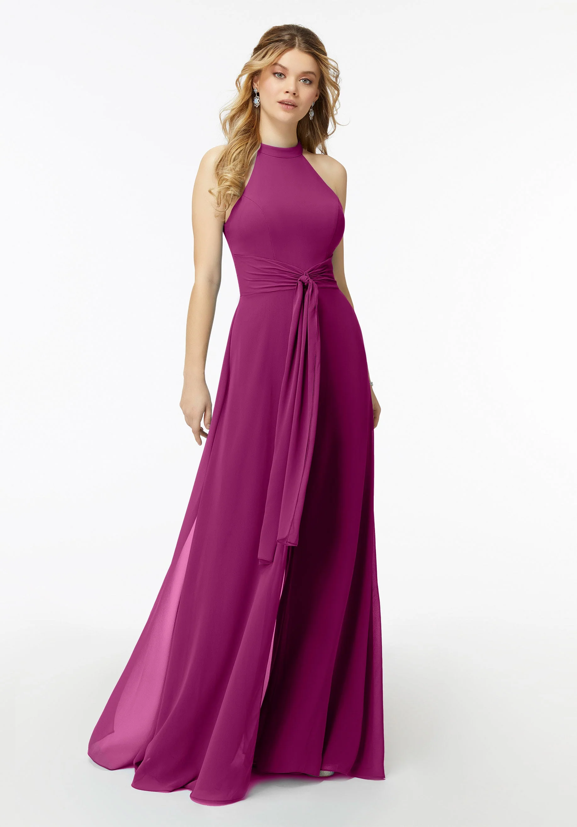 Halterneck Chiffon Jumpsuit - Image 36