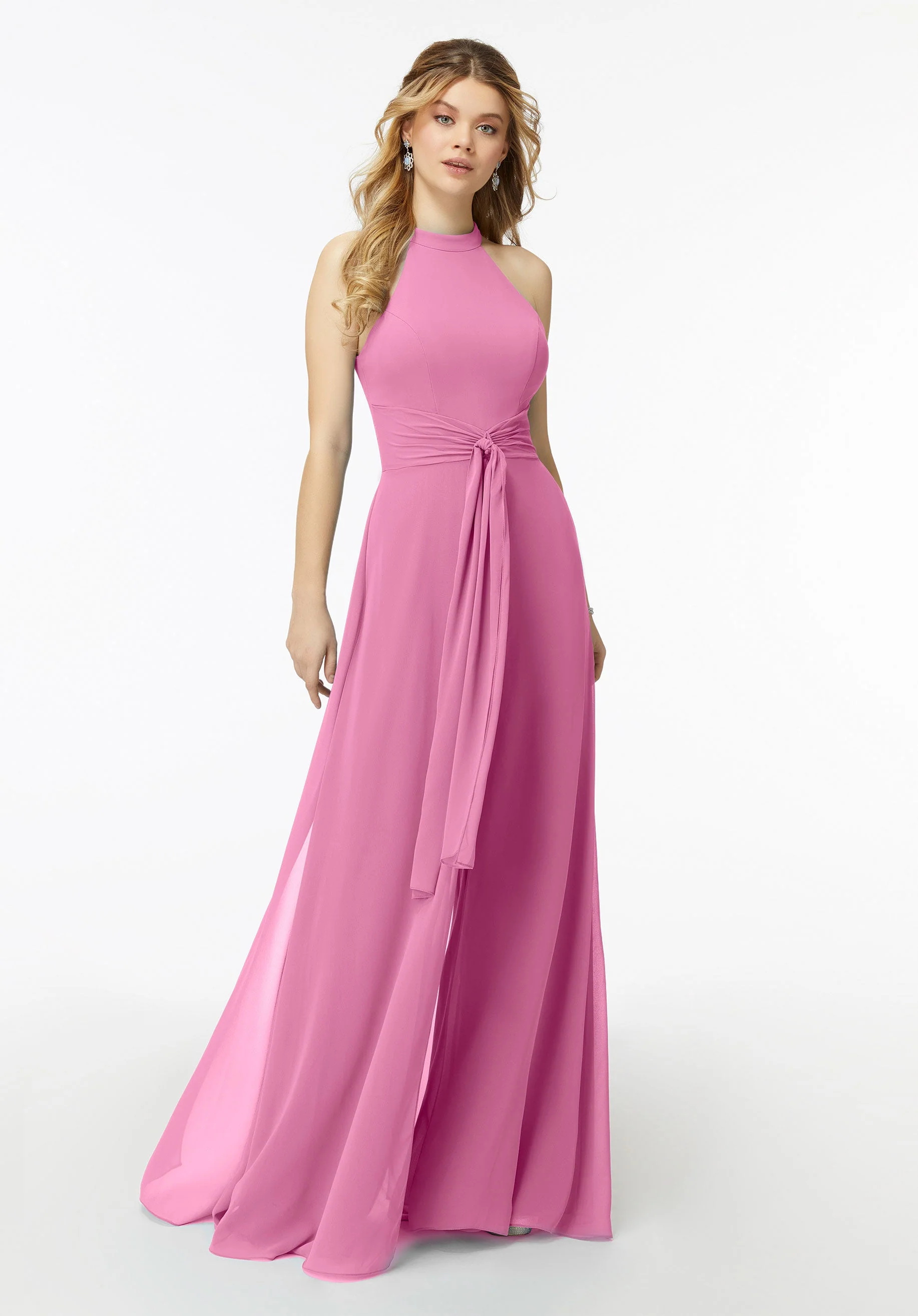 Halterneck Chiffon Jumpsuit - Image 4