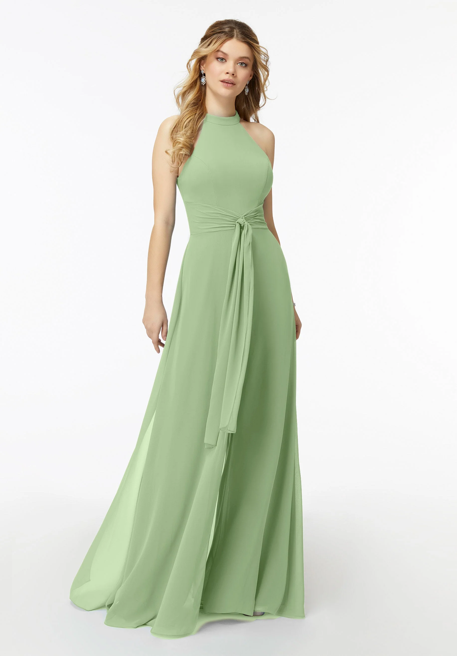 Halterneck Chiffon Jumpsuit - Image 41