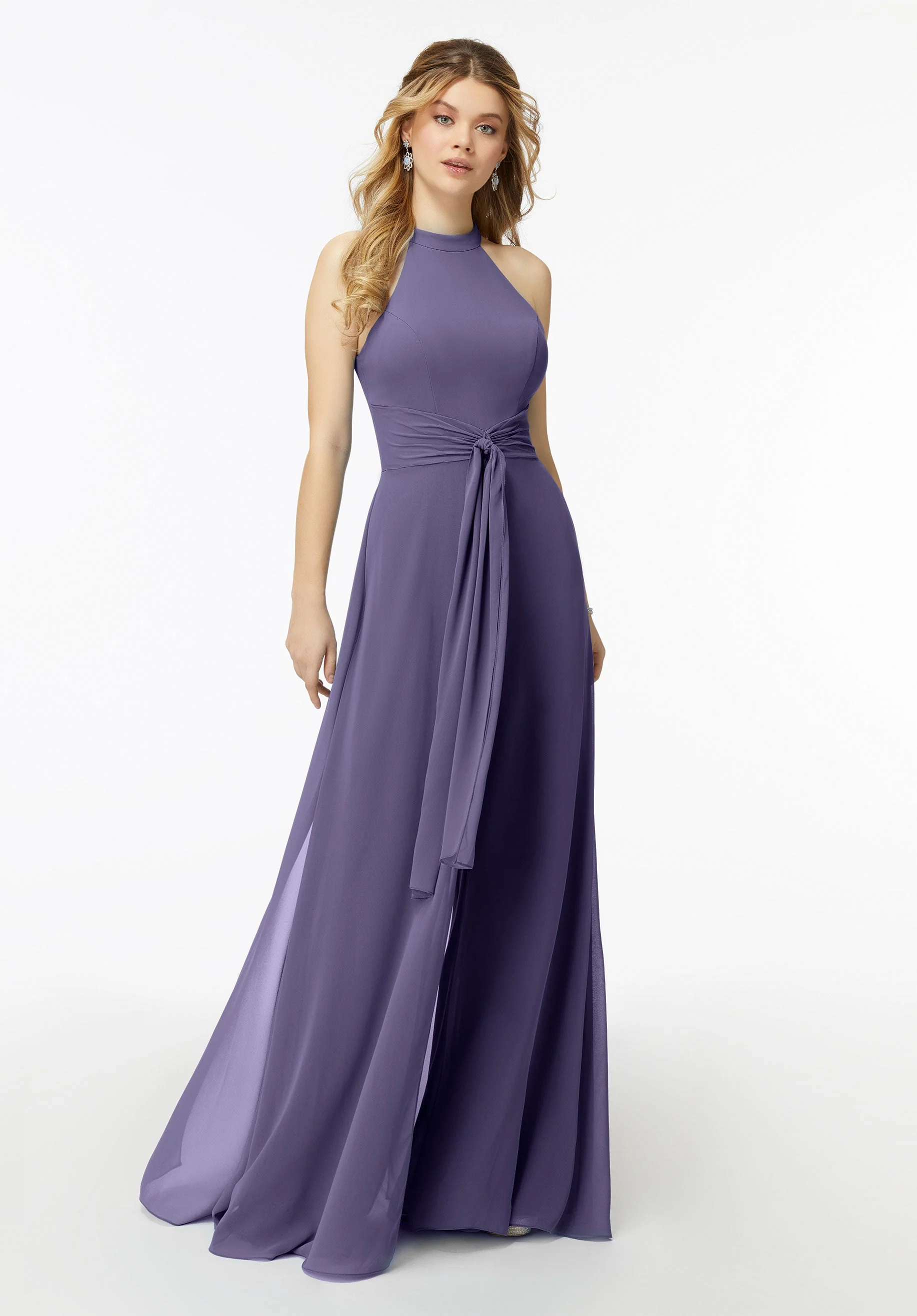 Halterneck Chiffon Jumpsuit - Image 48