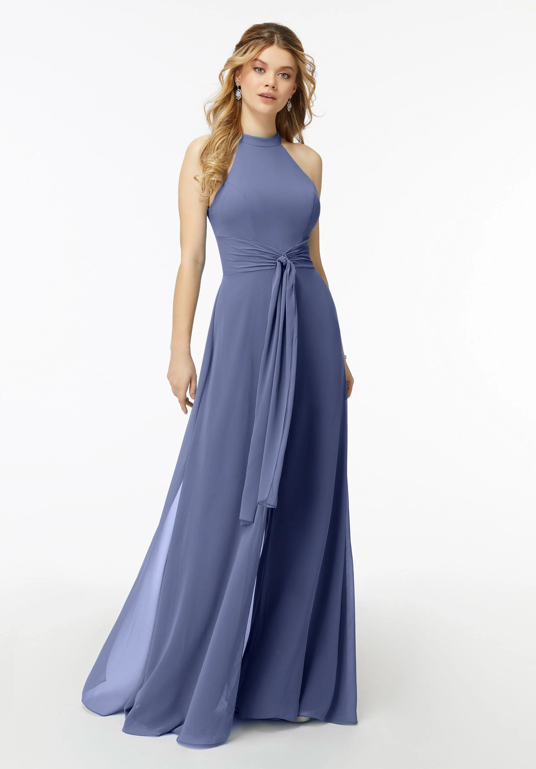Halterneck Chiffon Jumpsuit - Image 6