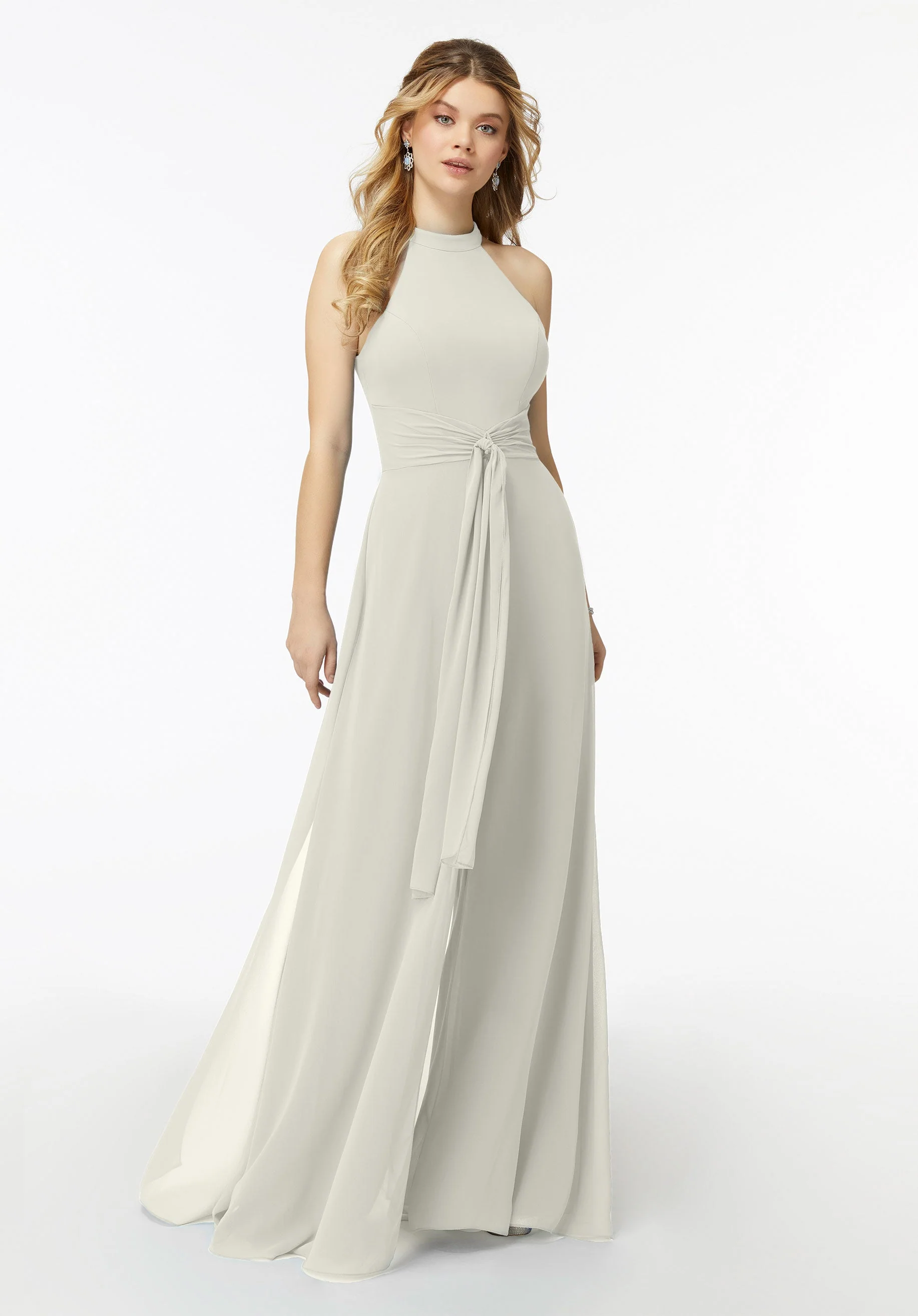 Halterneck Chiffon Jumpsuit - Image 7