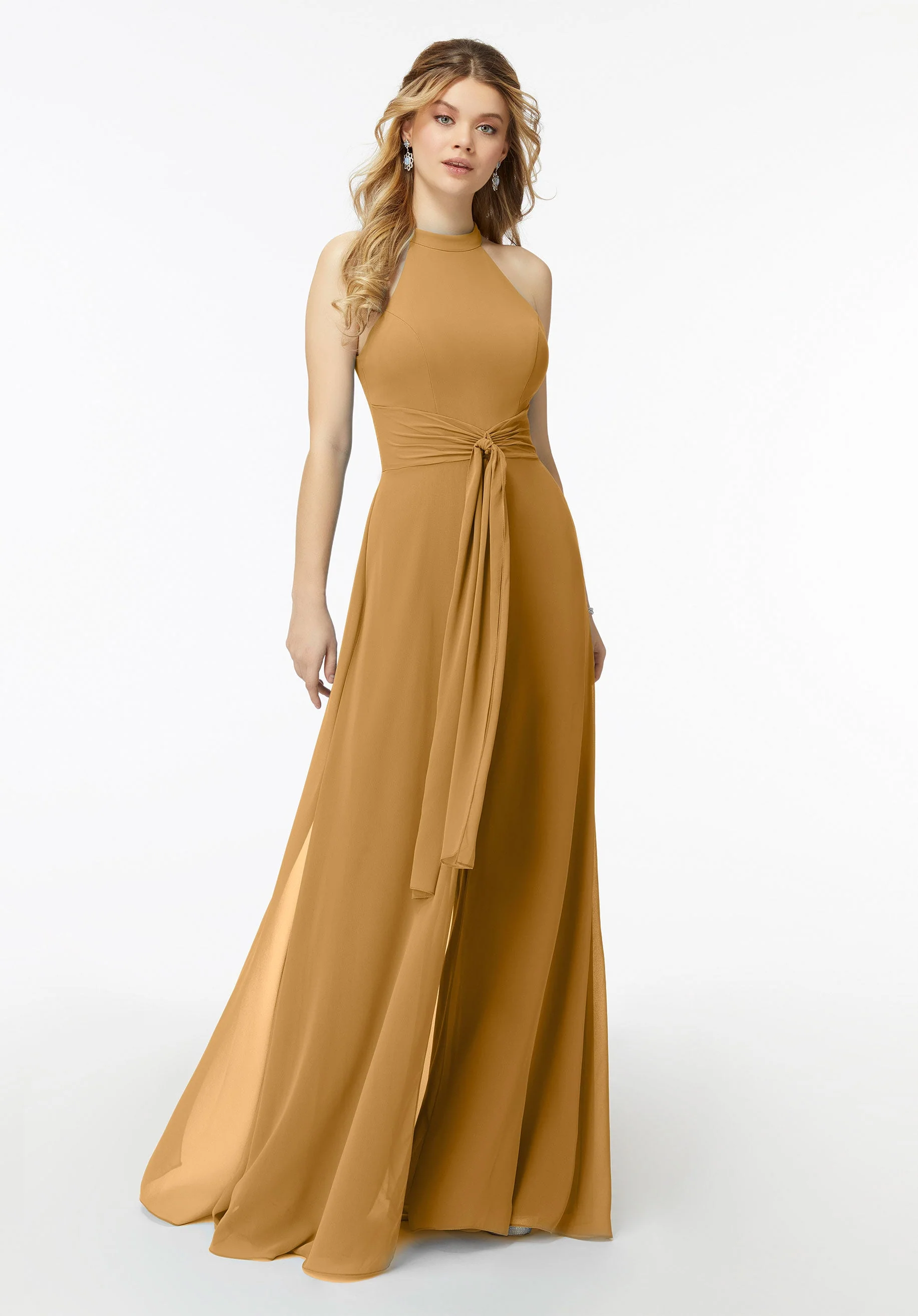 Halterneck Chiffon Jumpsuit - Image 8