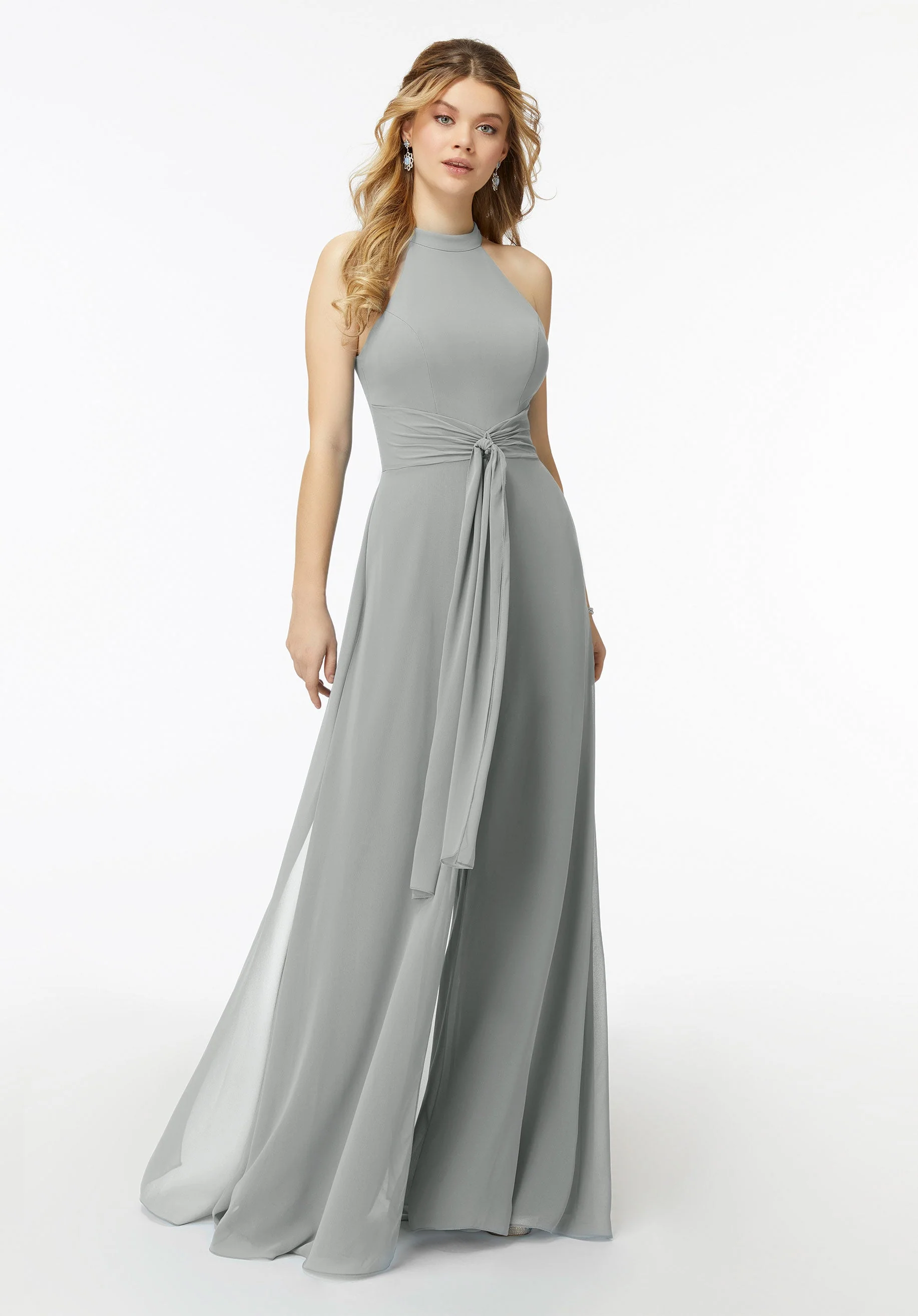 Halterneck Chiffon Jumpsuit - Image 9