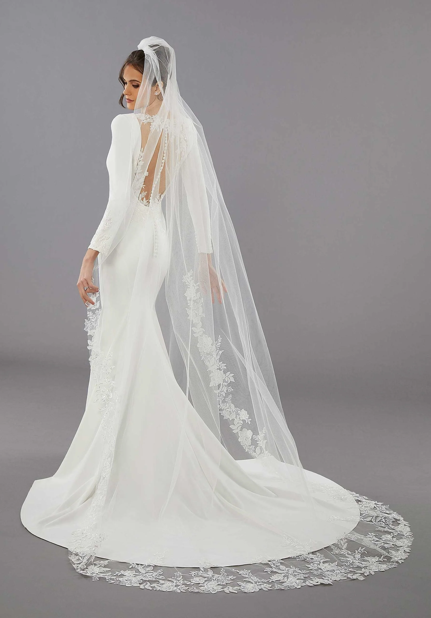 Lace Cathedral Length Veil