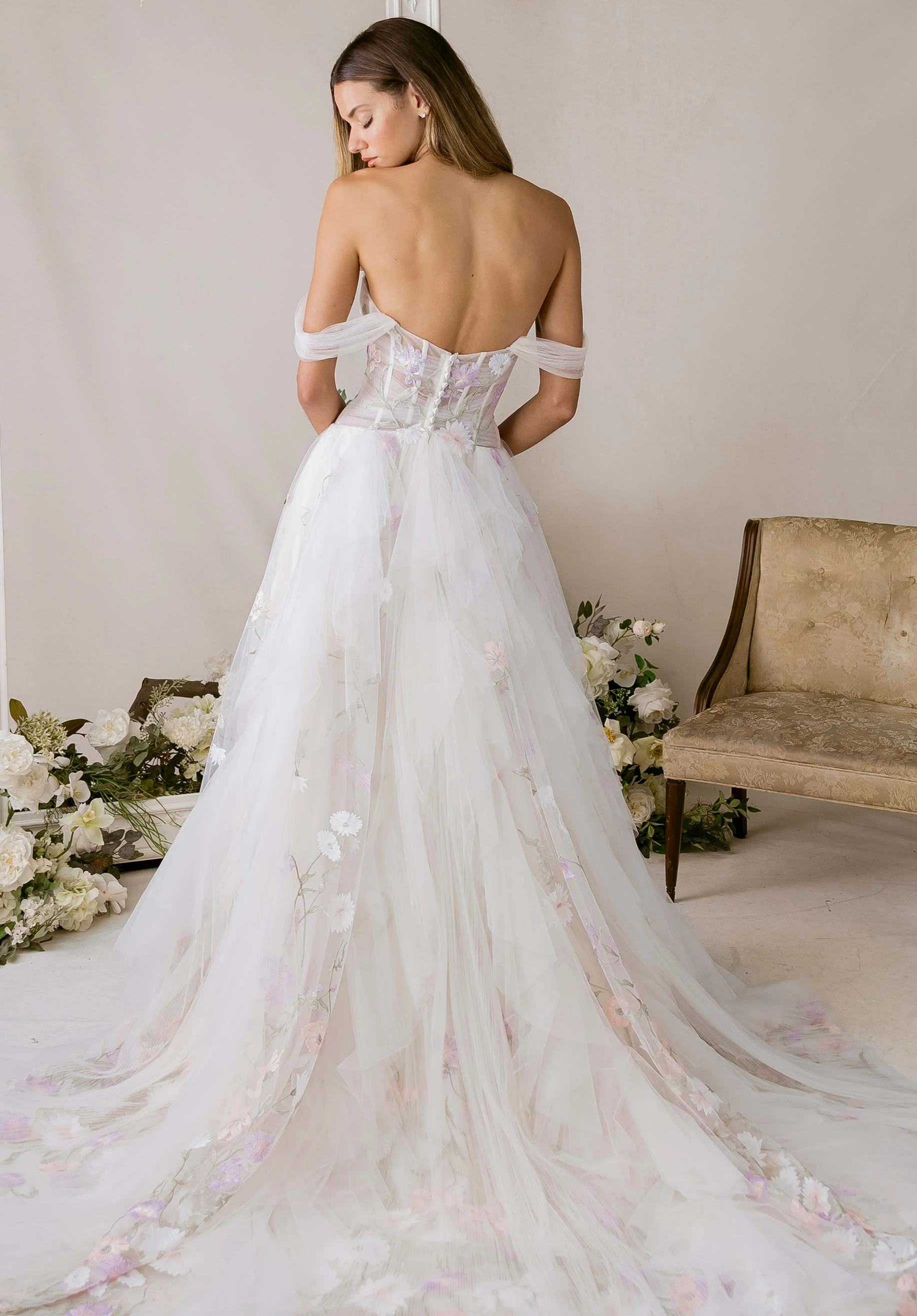 Melodie Wedding Dress - Image 3