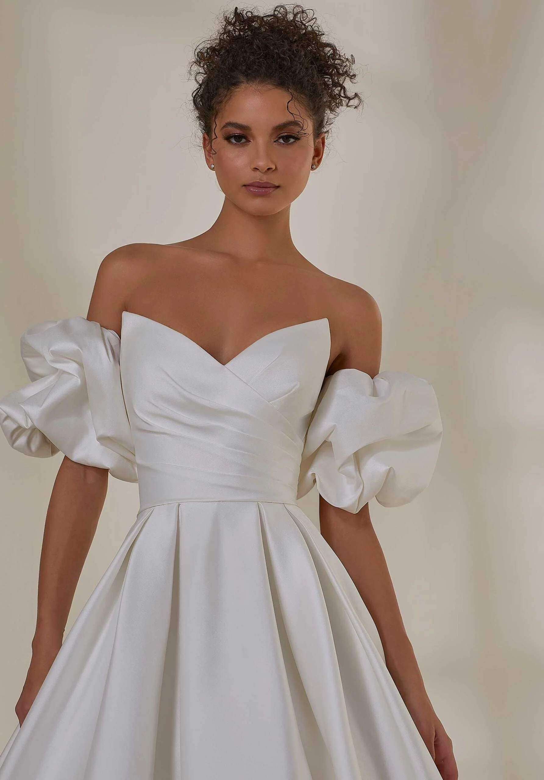 Off The Shoulder Pouf Sleeves