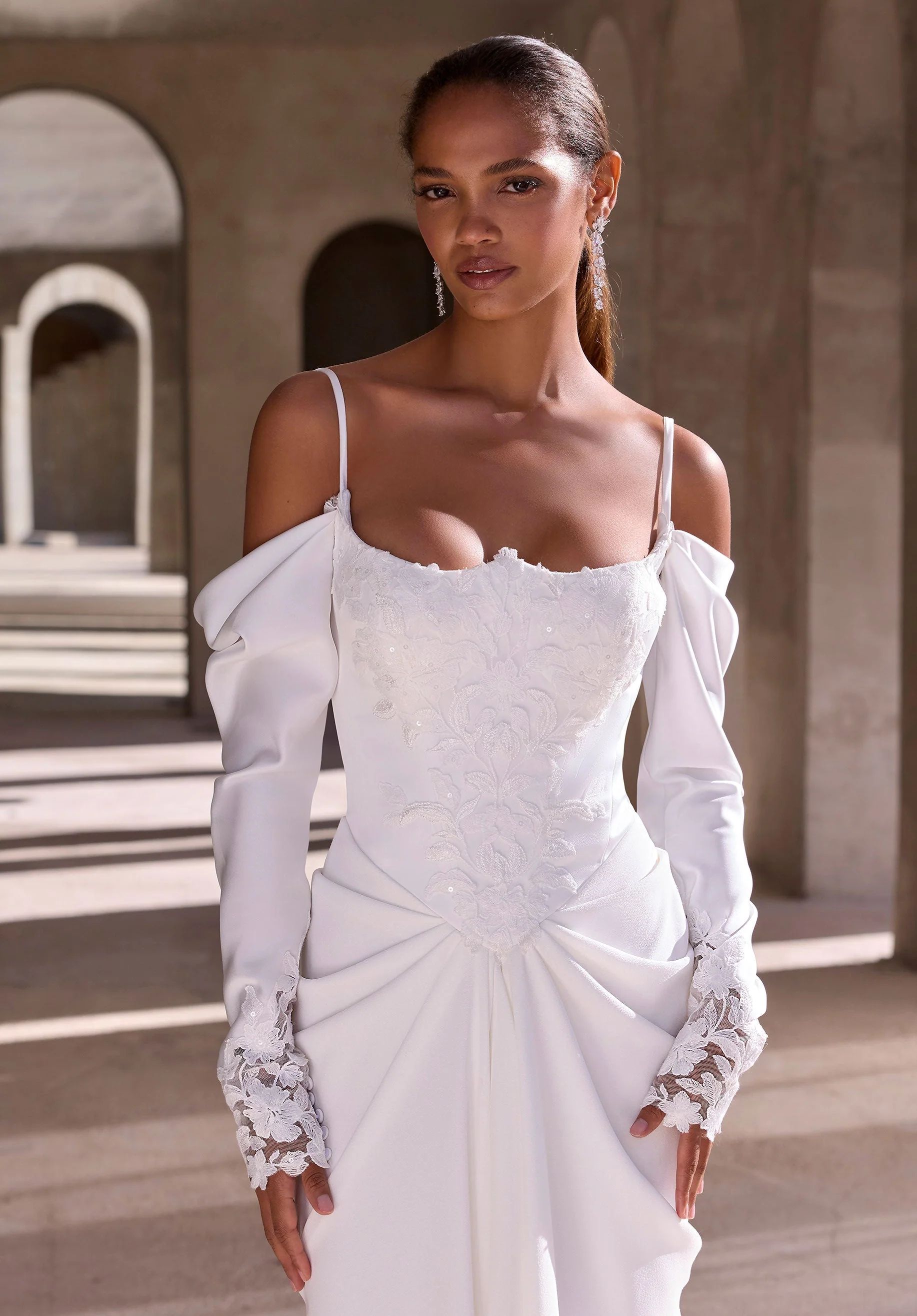 Off The Shoulder Slouchy Long Sleeves