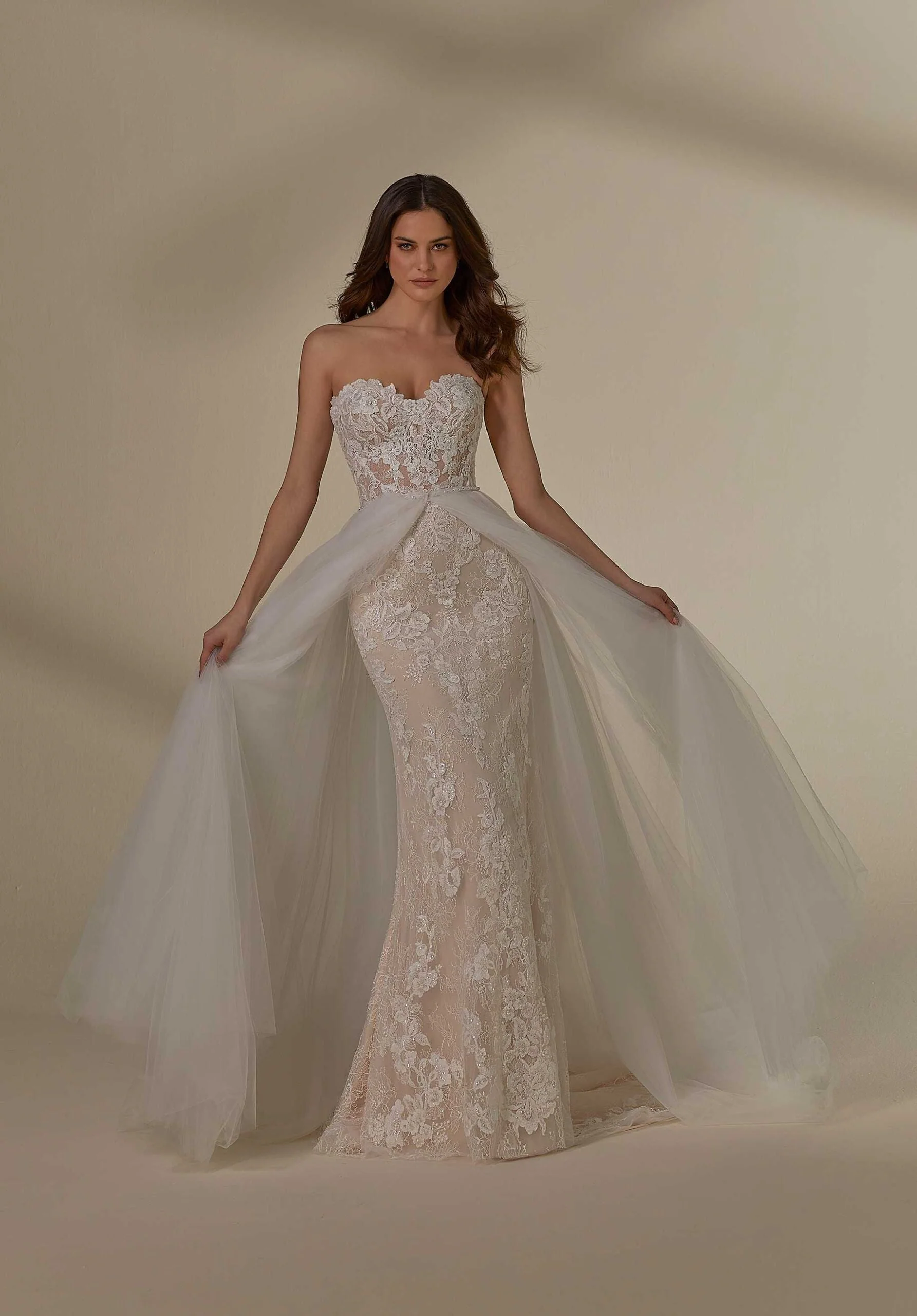 Overskirt with Crystal Beaded Waistband