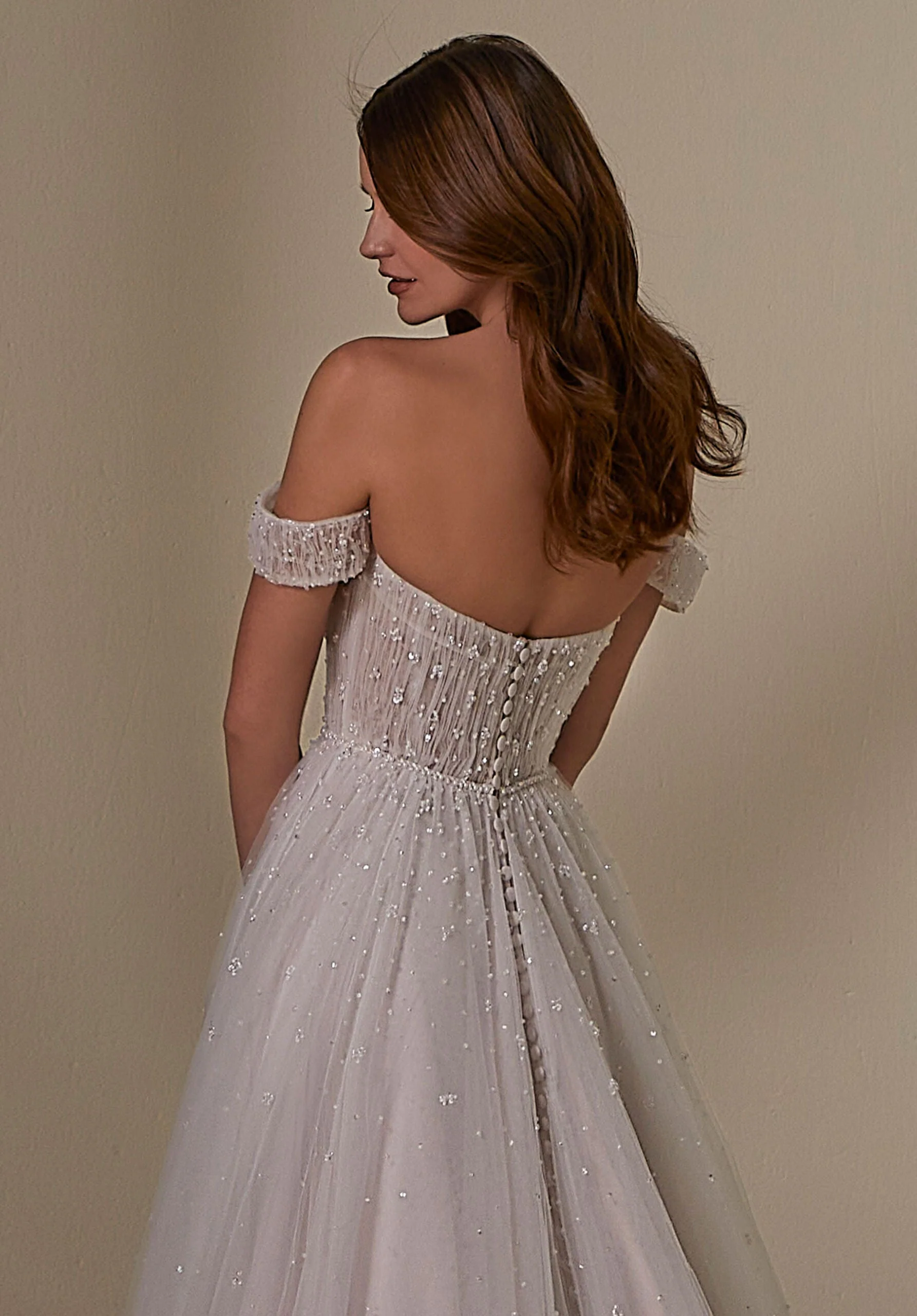 Peal and Crystal Beaded Sleeves - Image 2