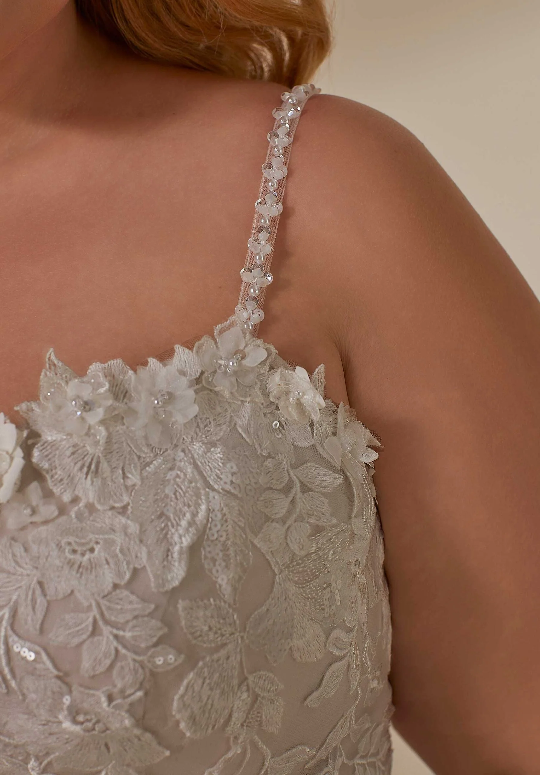 Peal and Crystal Beaded Straps - Image 2