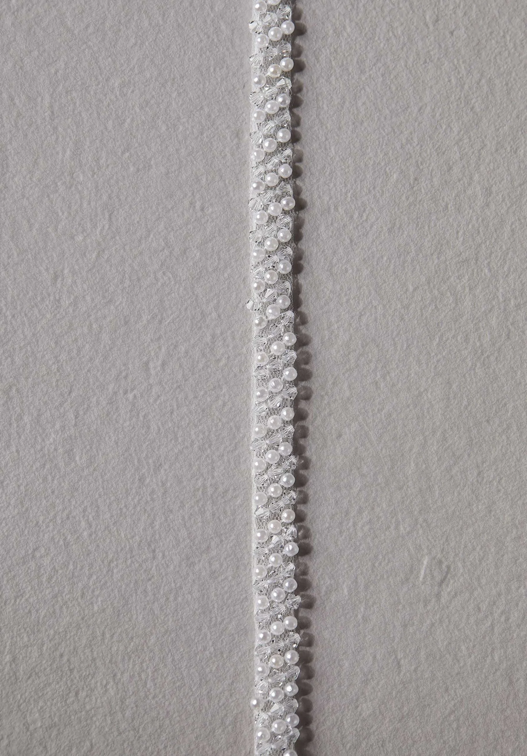 Pearl and Crystal Beaded Belt - Image 2