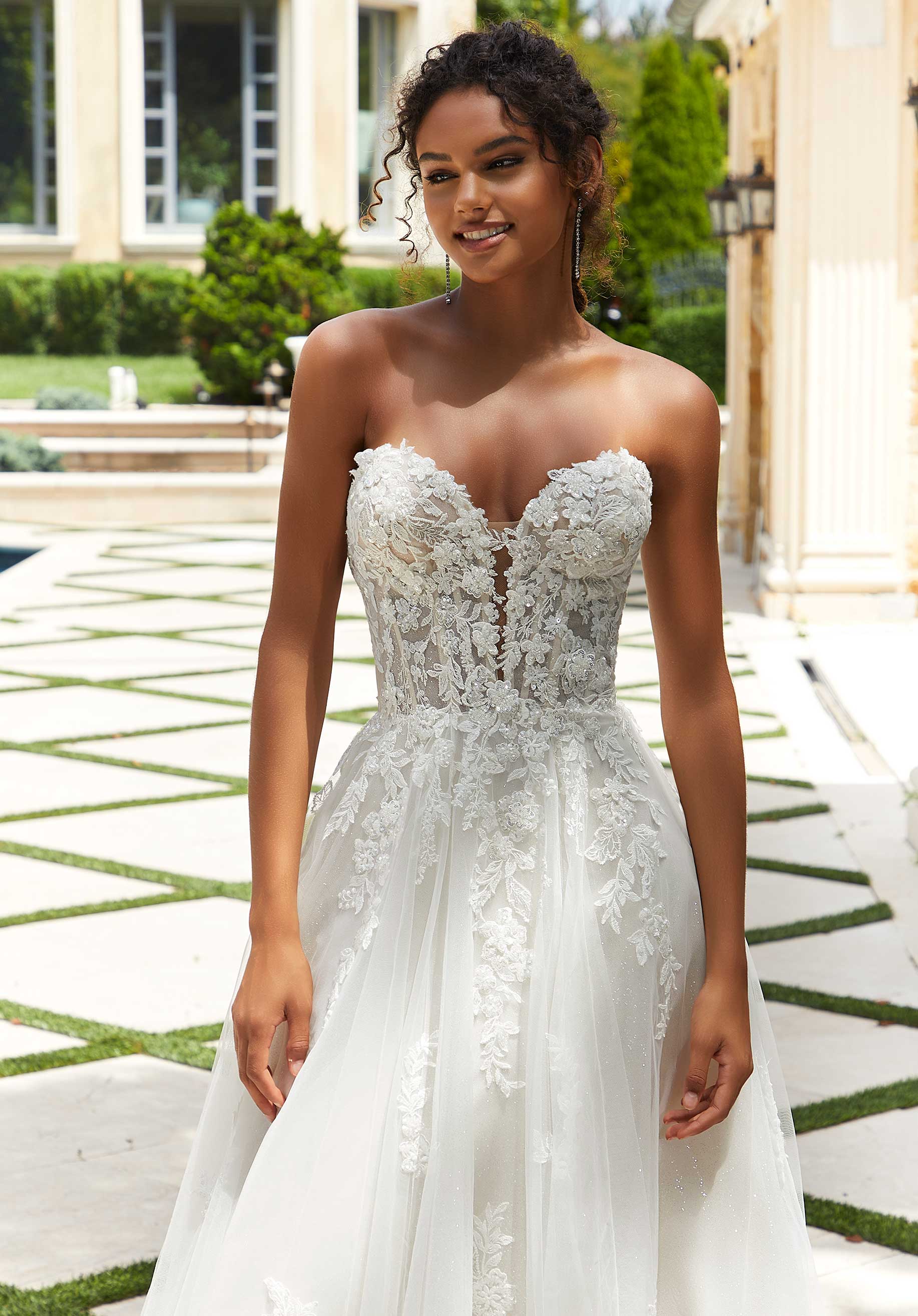 Pearl Wedding Dress - Image 3