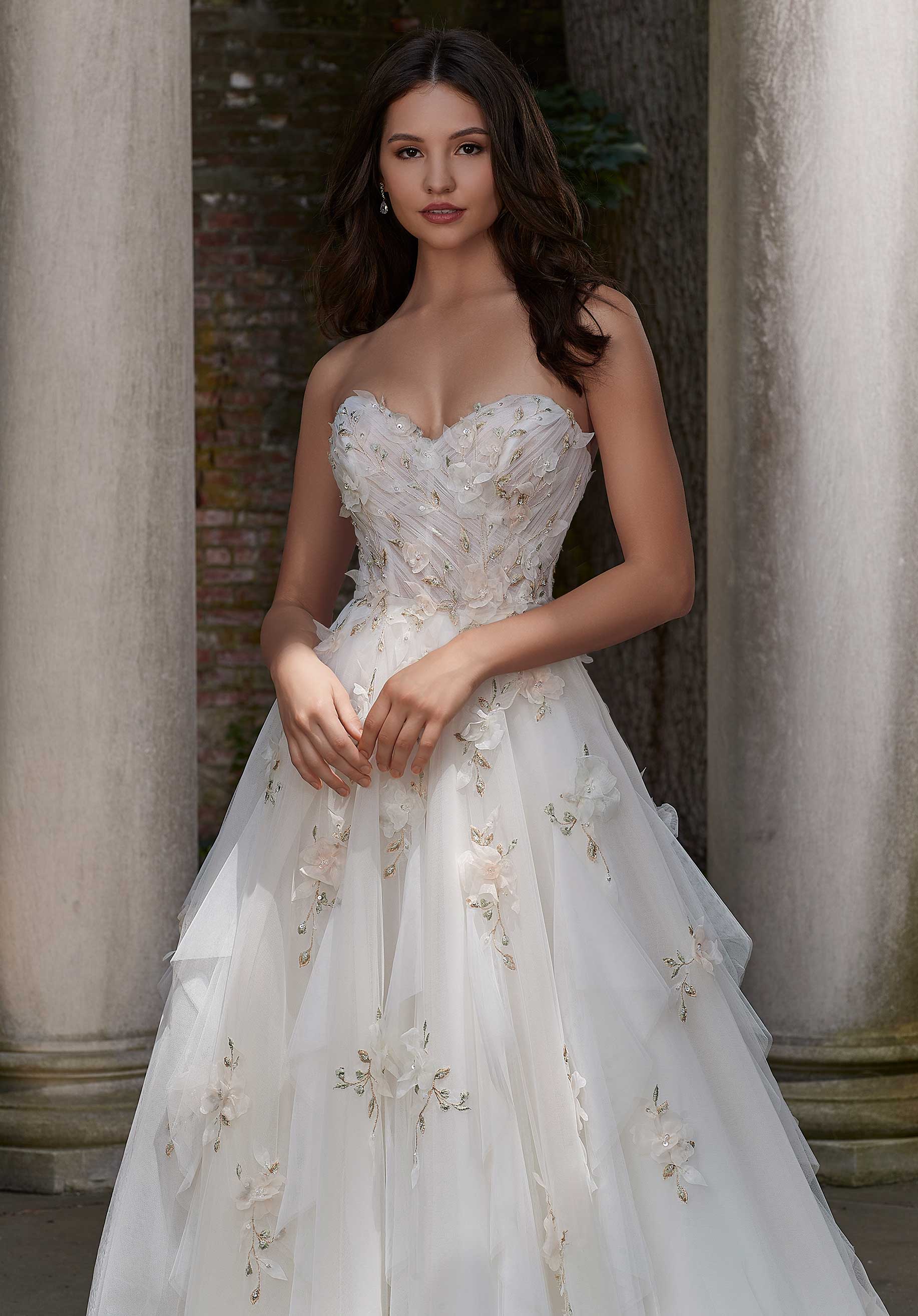 Petal Wedding Dress - Image 4