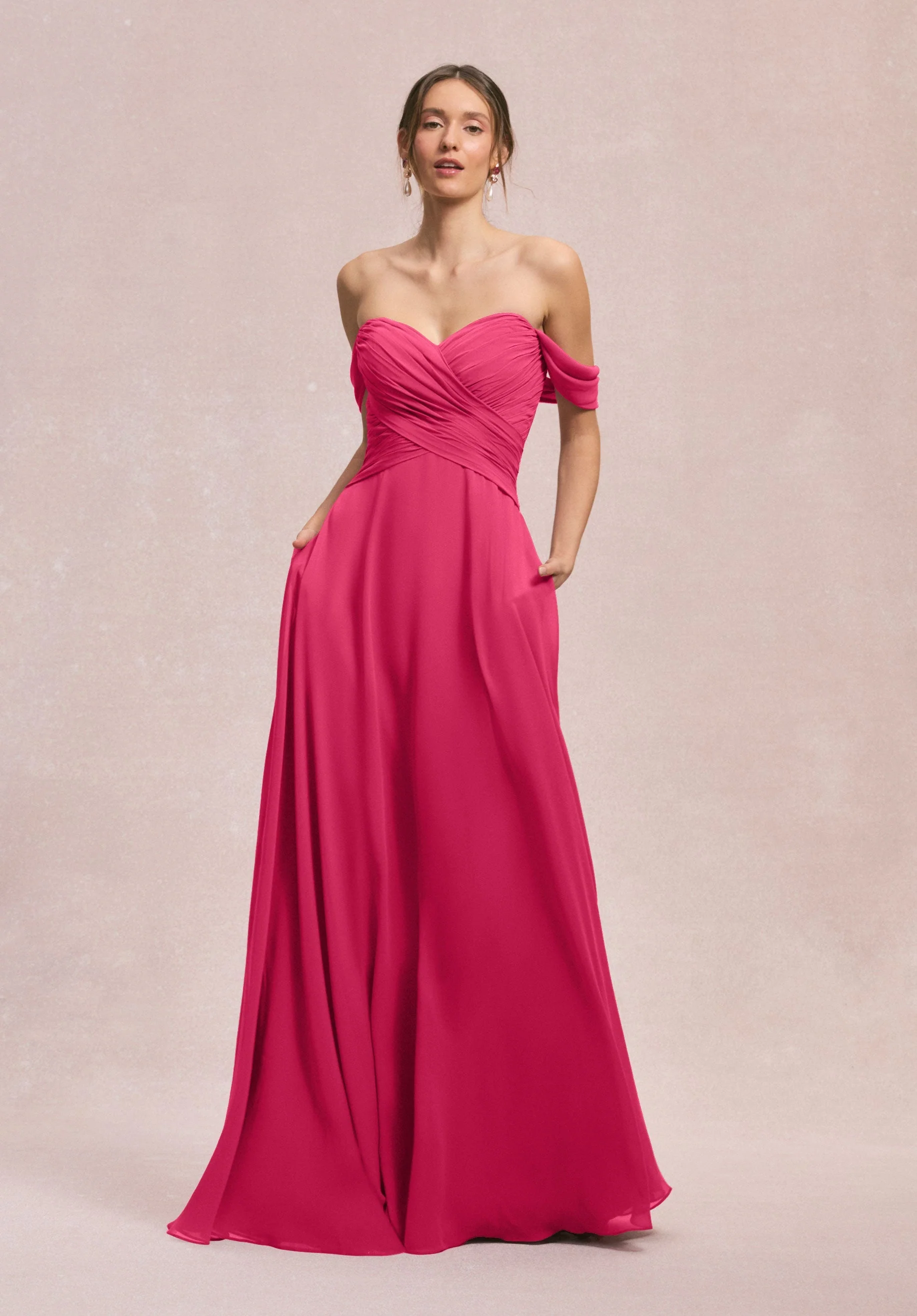 Ruched Sweetheart A-line Bridesmaid Dress - Image 11
