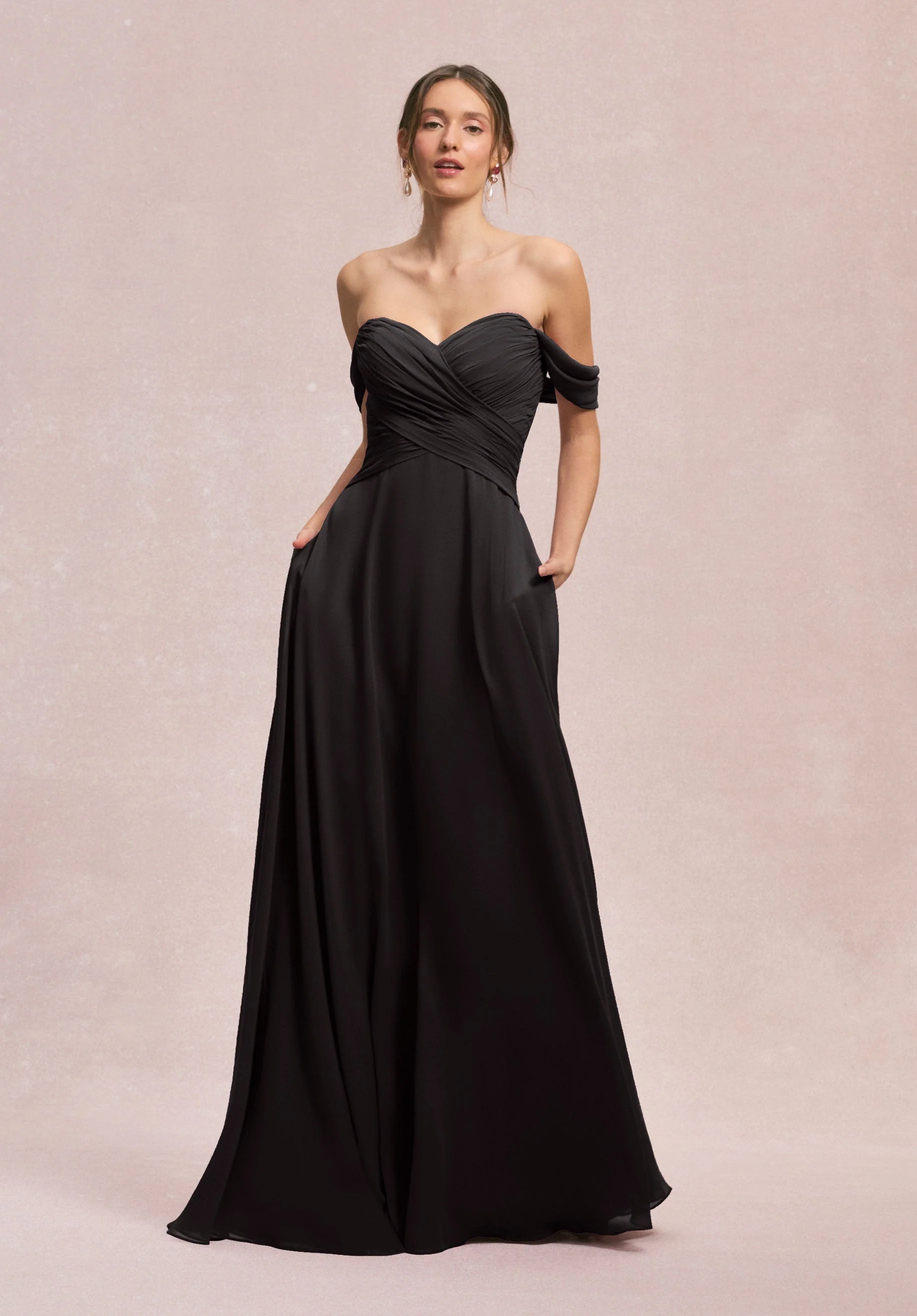 Ruched Sweetheart A-line Bridesmaid Dress - Image 12