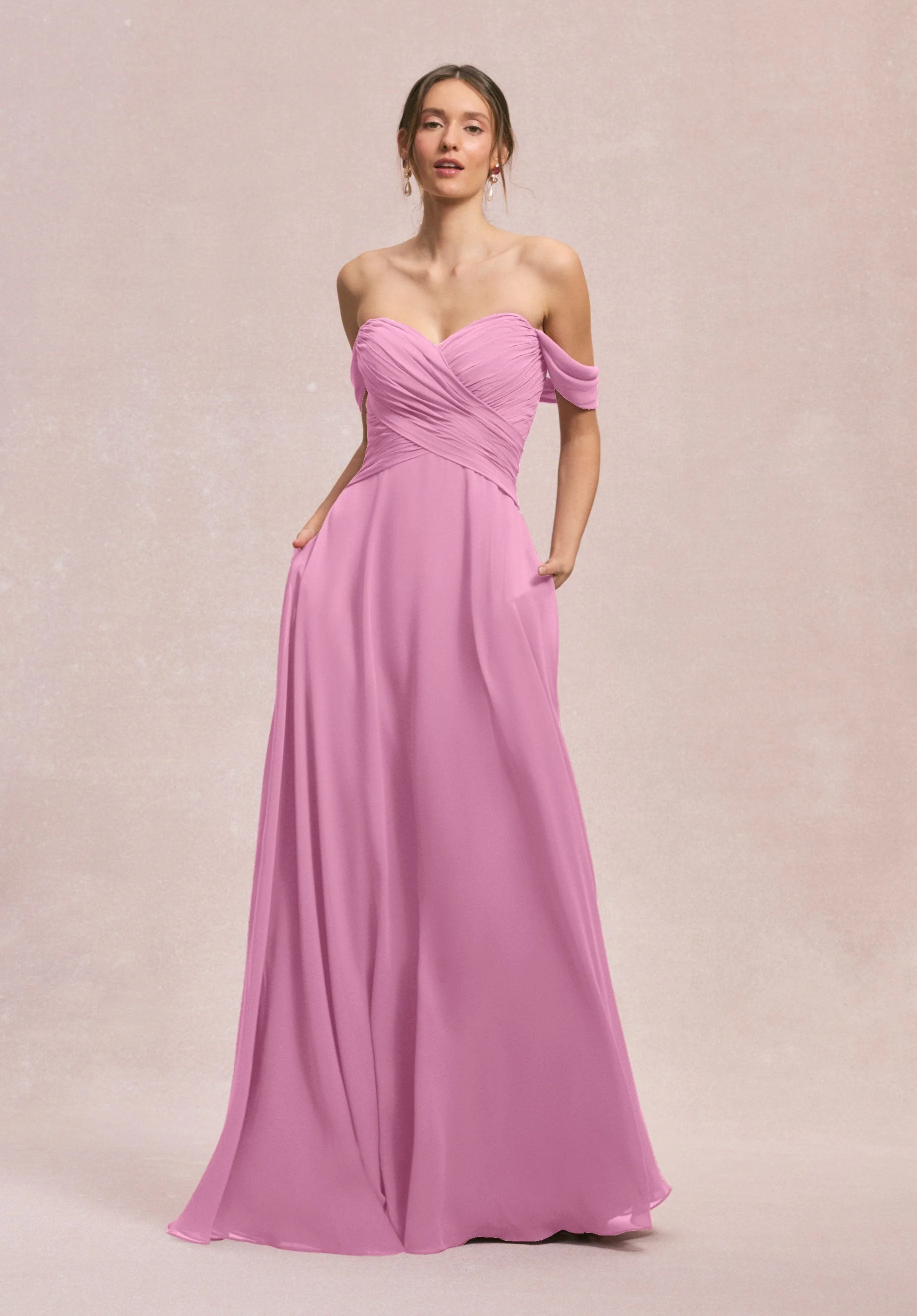 Ruched Sweetheart A-line Bridesmaid Dress - Image 13