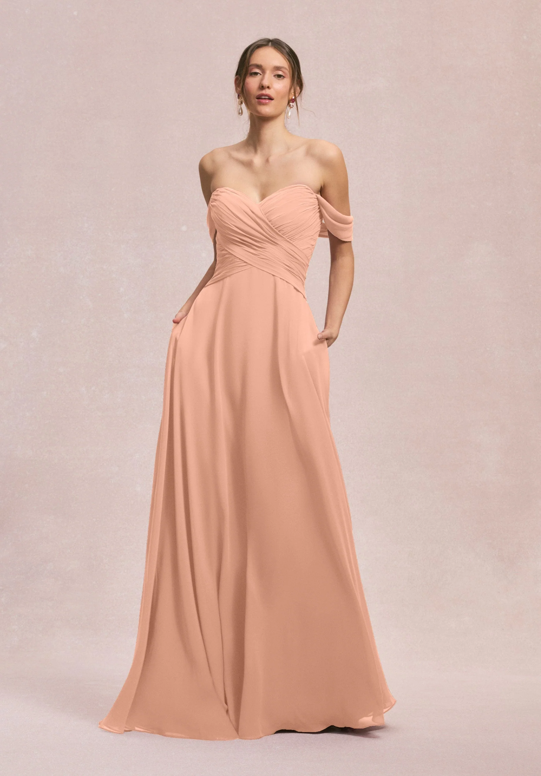 Ruched Sweetheart A-line Bridesmaid Dress - Image 15