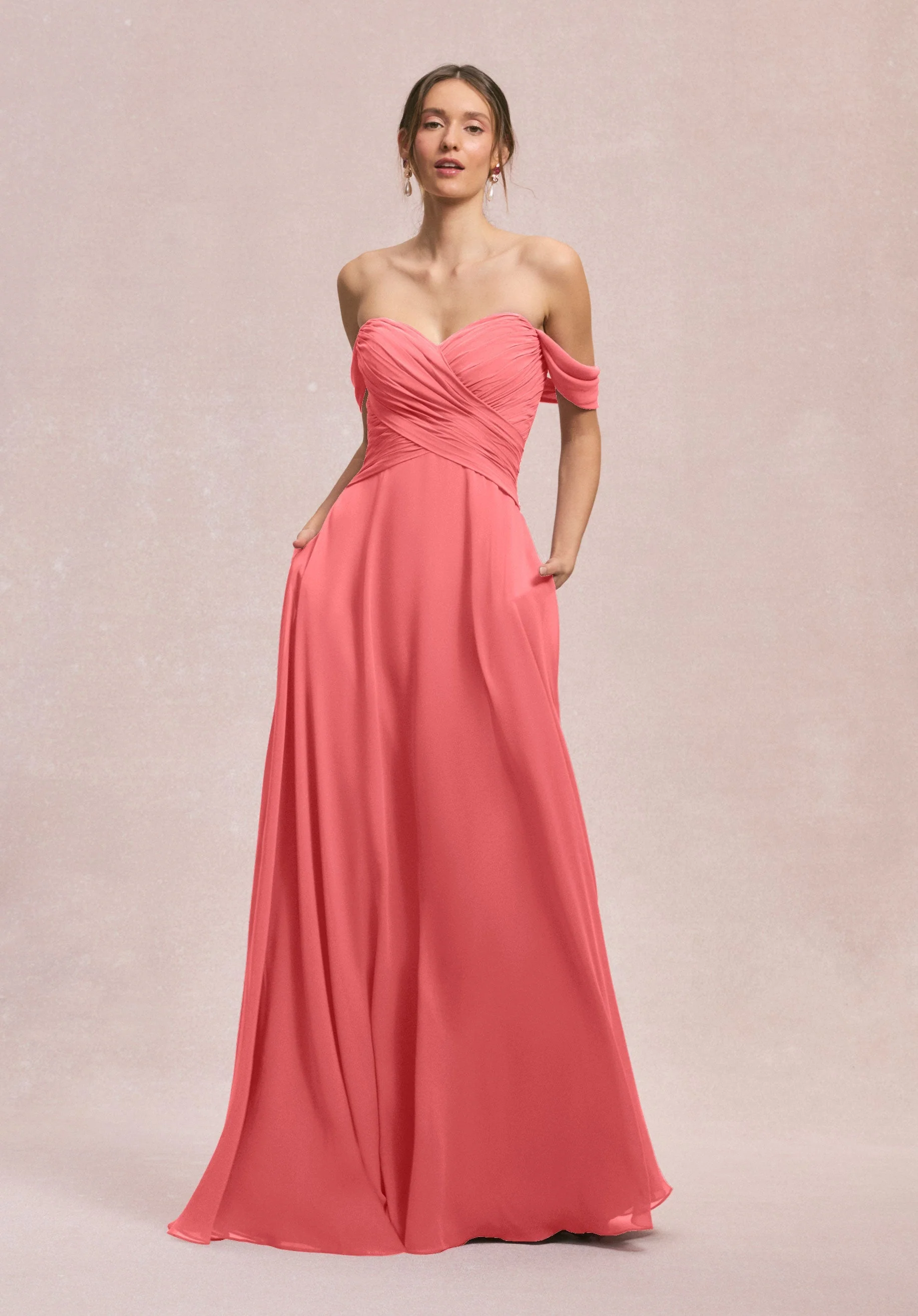 Ruched Sweetheart A-line Bridesmaid Dress - Image 19