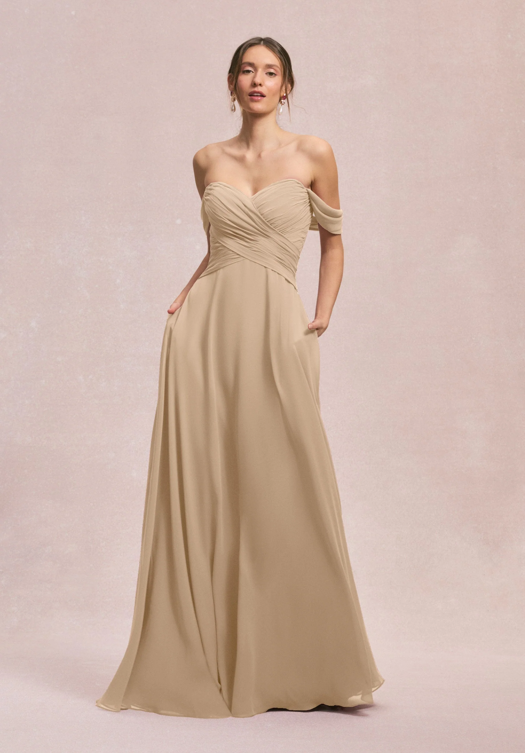 Ruched Sweetheart A-line Bridesmaid Dress - Image 20