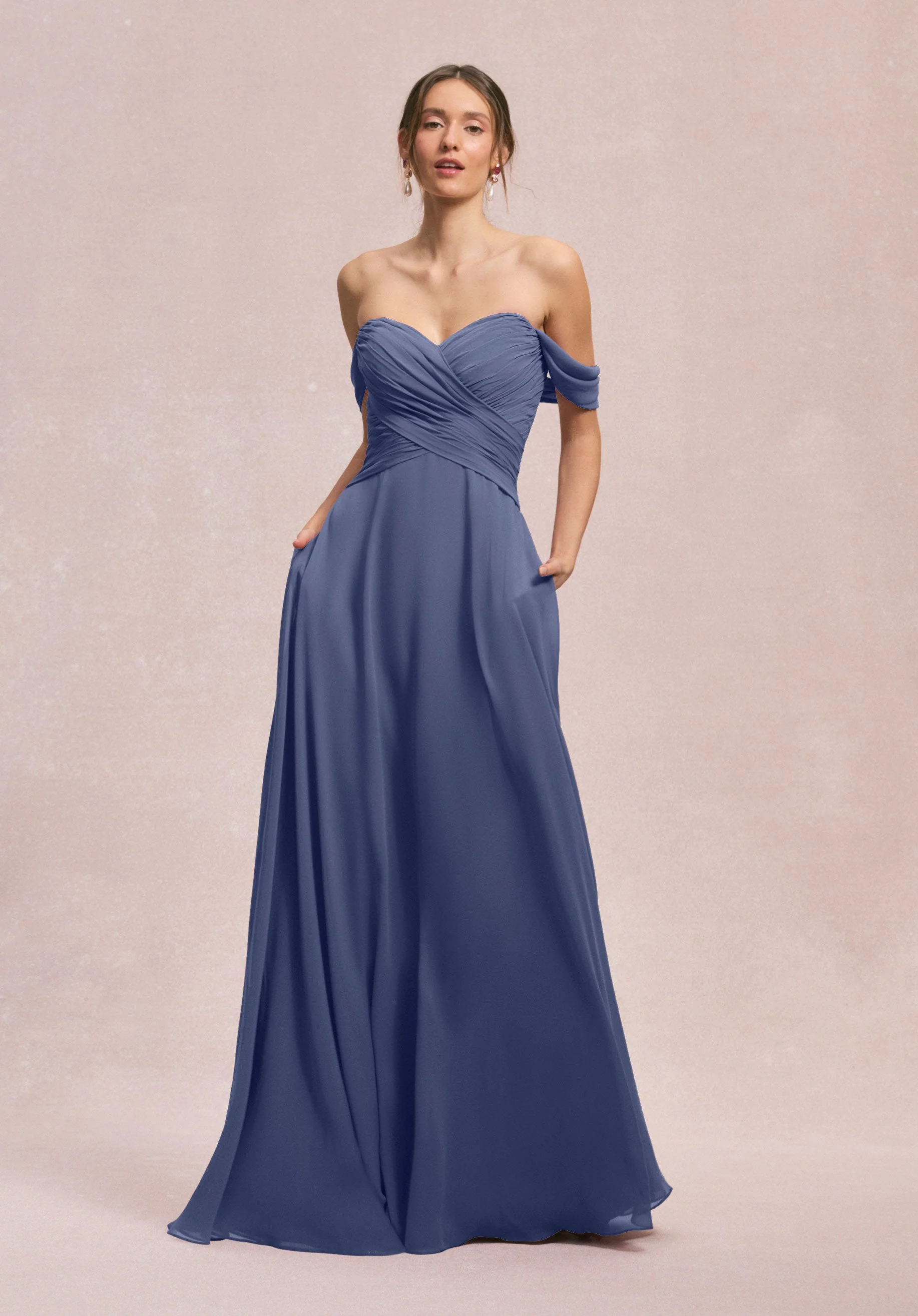 Ruched Sweetheart A-line Bridesmaid Dress - Image 29
