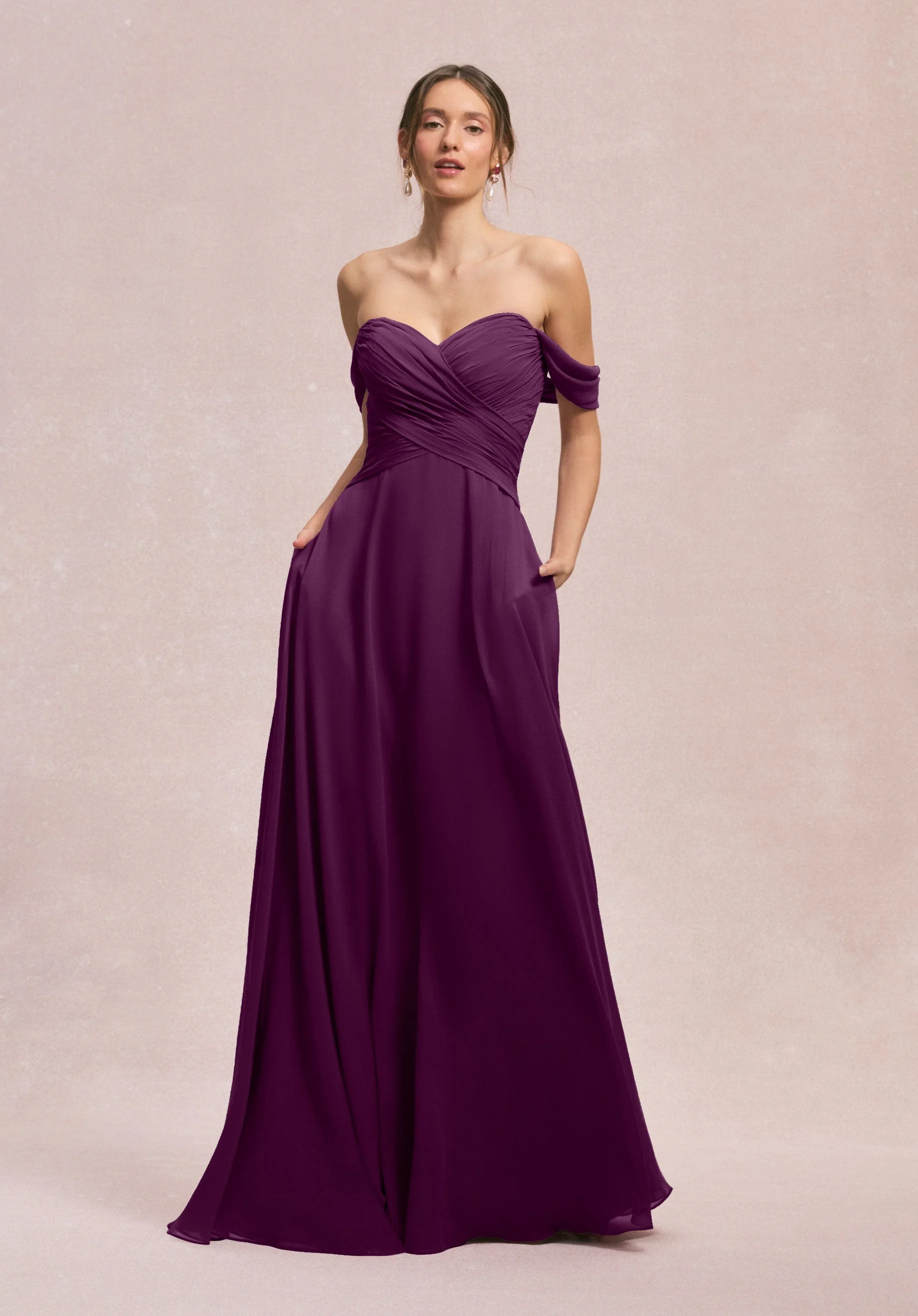 Ruched Sweetheart A-line Bridesmaid Dress - Image 30