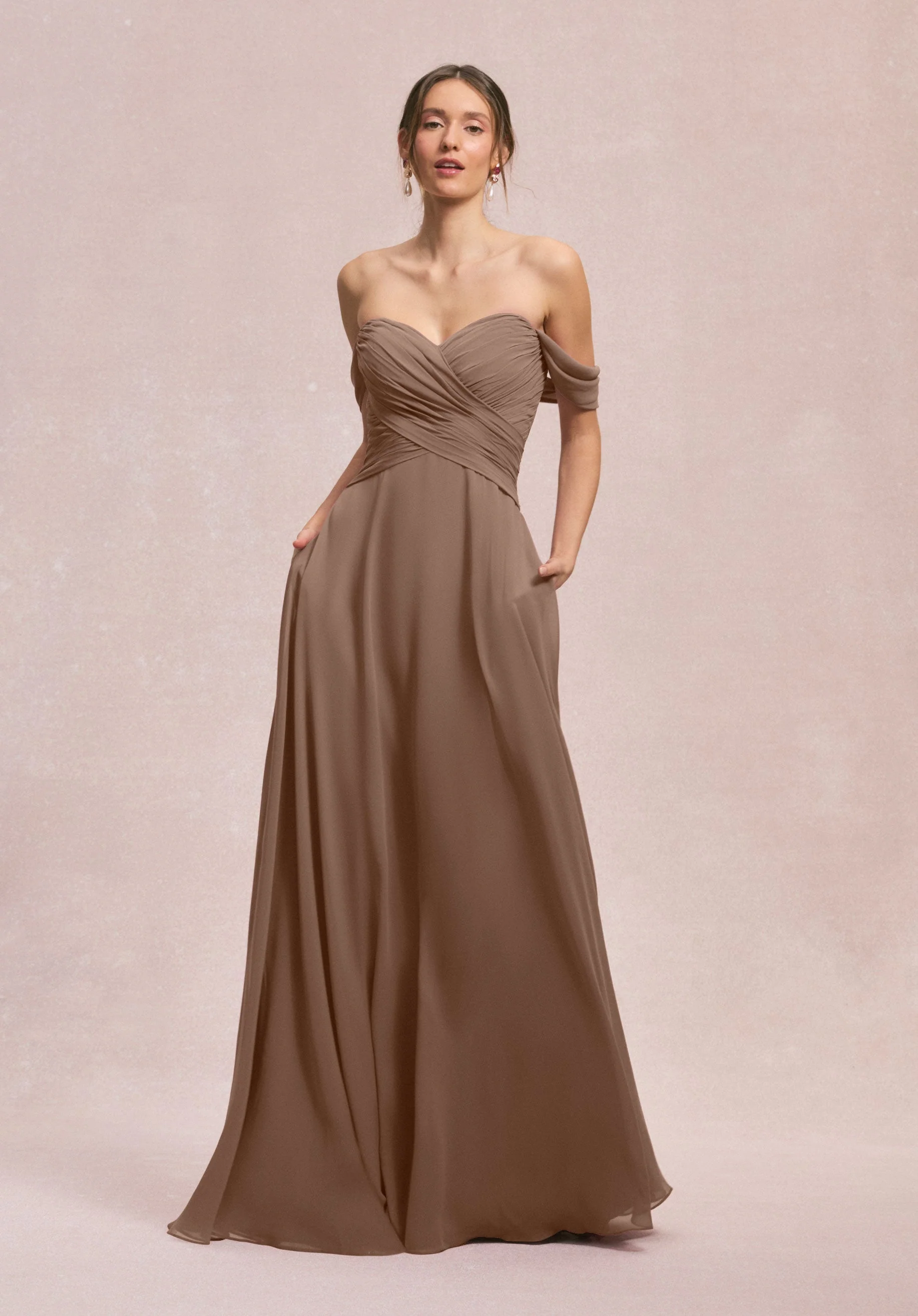 Ruched Sweetheart A-line Bridesmaid Dress - Image 32