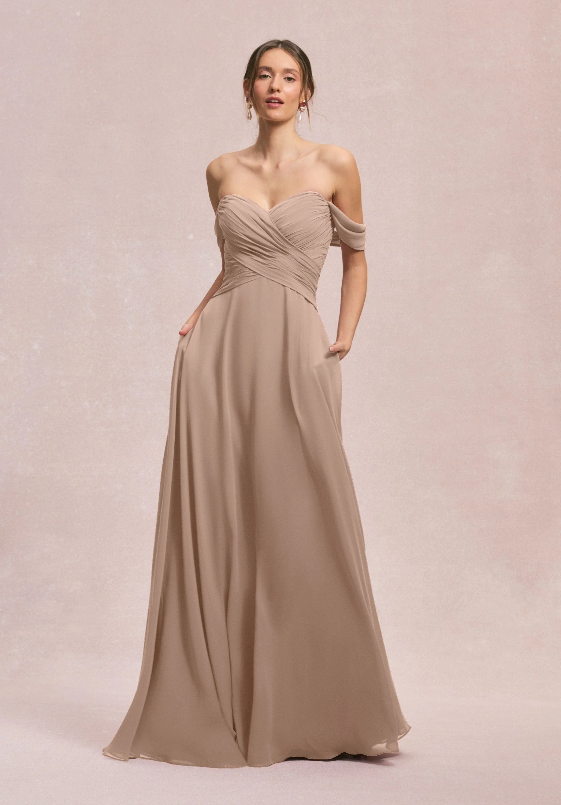 Ruched Sweetheart A-line Bridesmaid Dress - Image 36