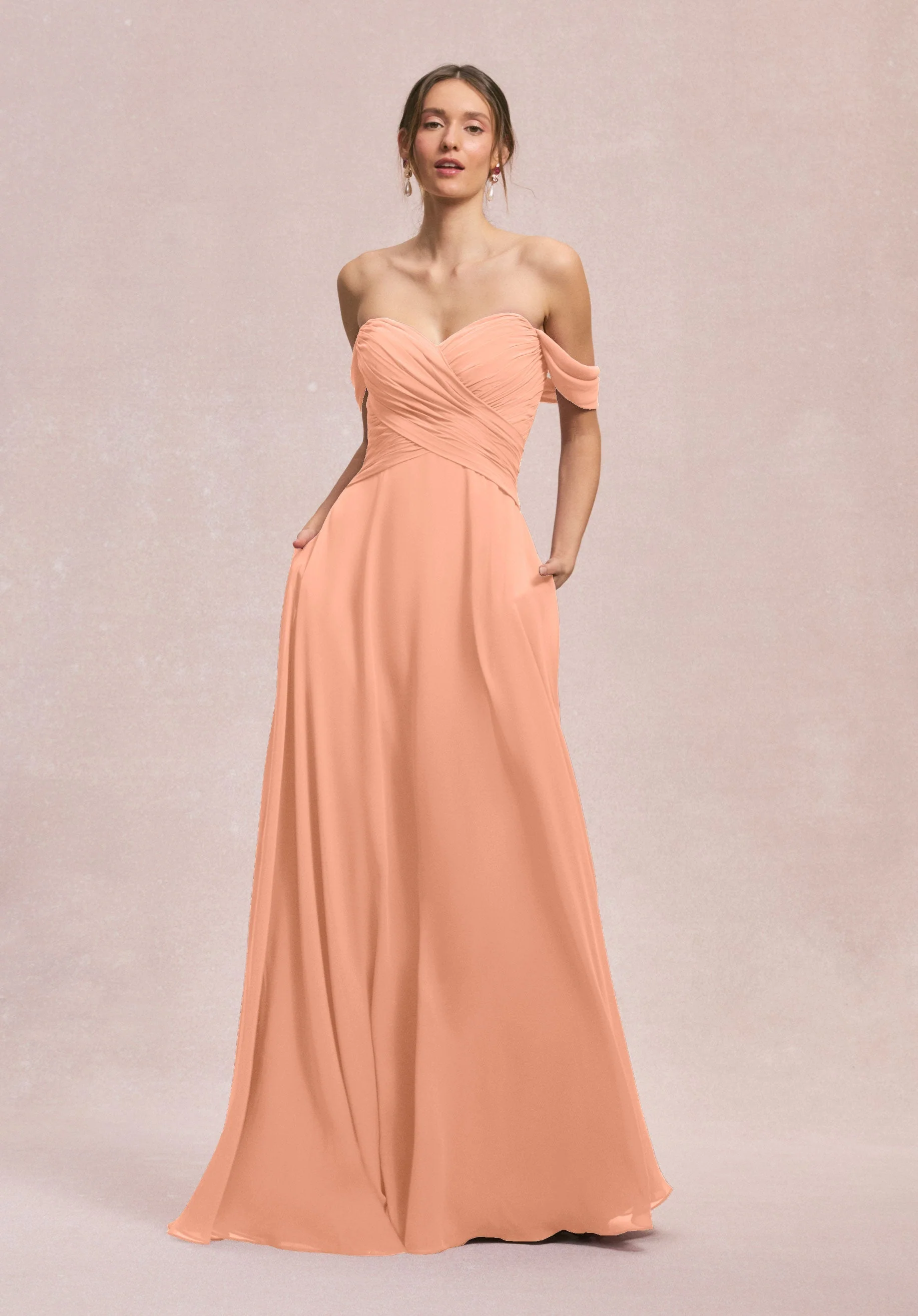 Ruched Sweetheart A-line Bridesmaid Dress - Image 42