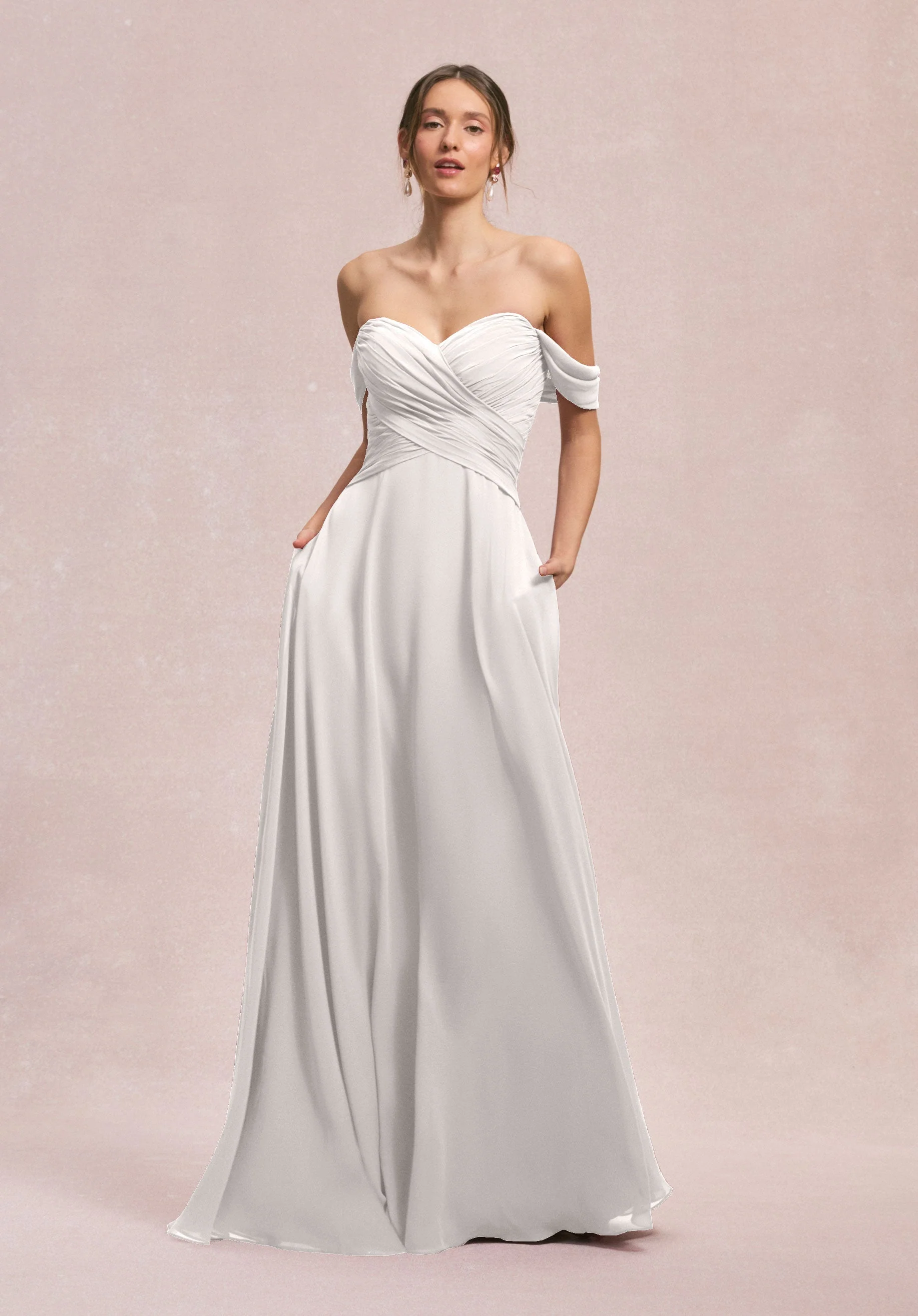 Ruched Sweetheart A-line Bridesmaid Dress - Image 50