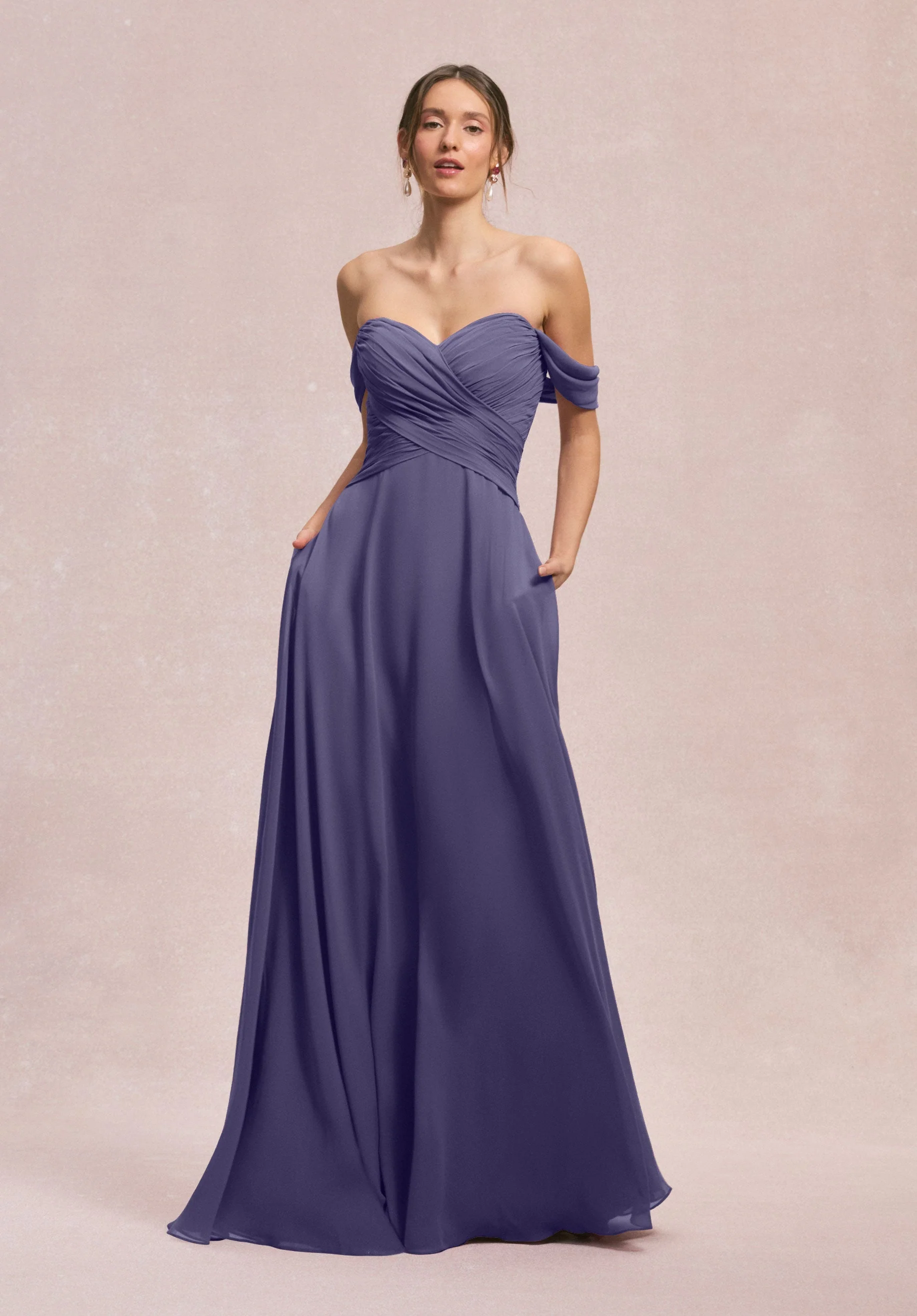 Ruched Sweetheart A-line Bridesmaid Dress - Image 55