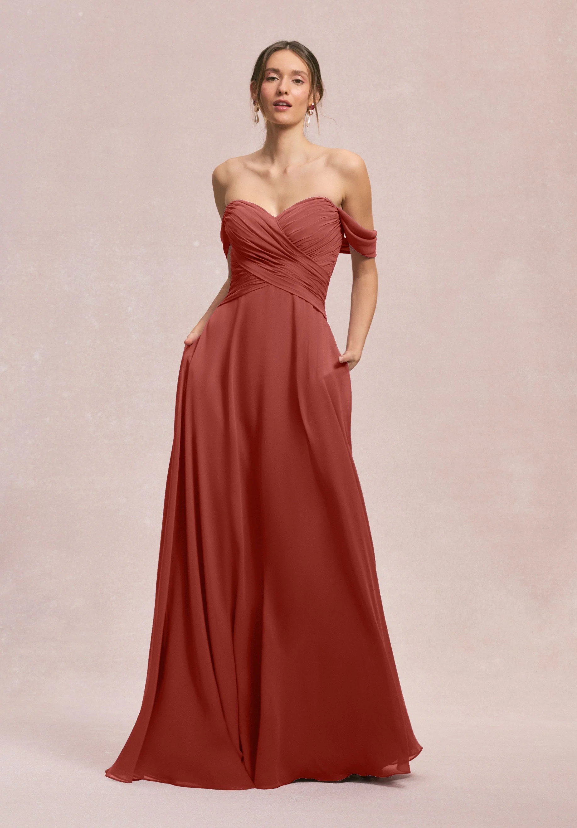 Ruched Sweetheart A-line Bridesmaid Dress - Image 57