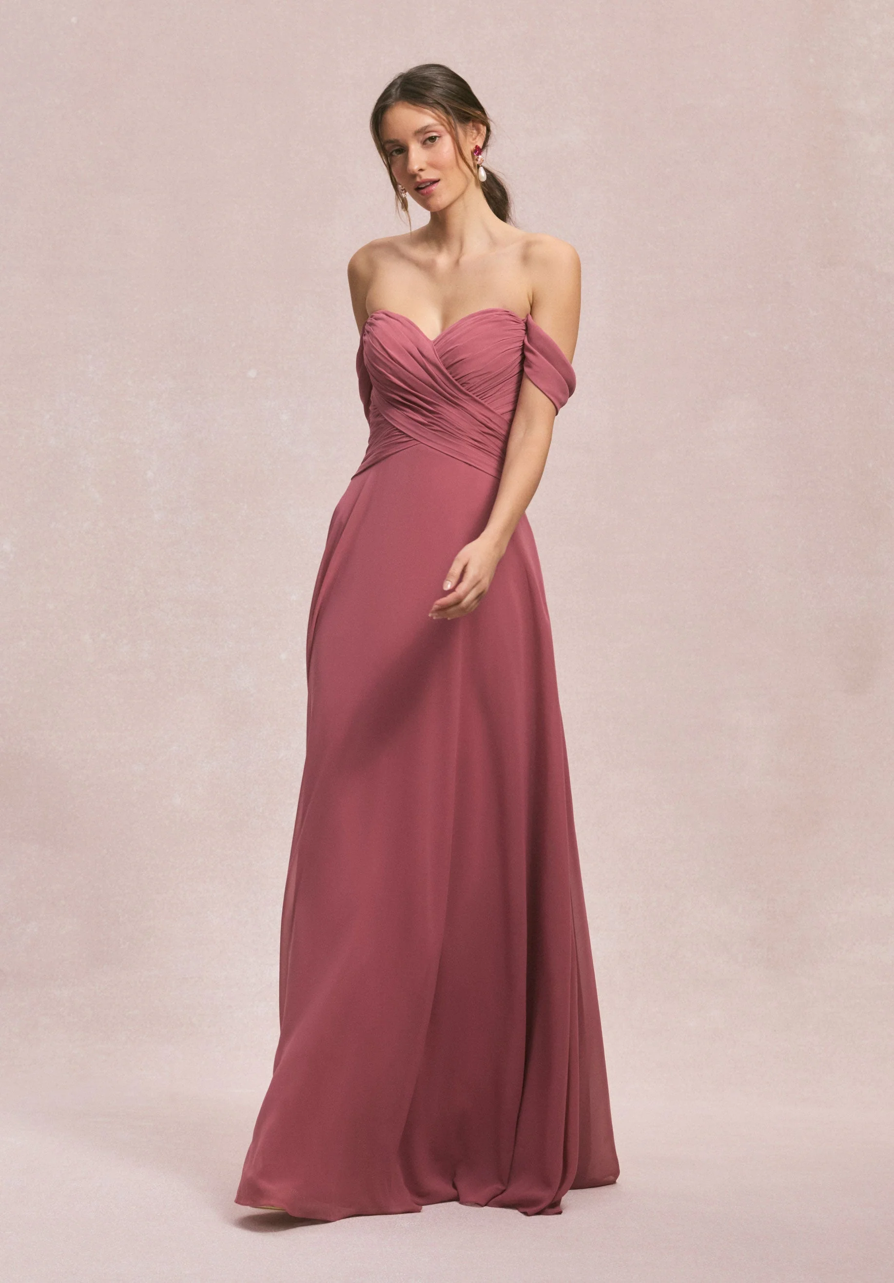 Ruched Sweetheart A-line Bridesmaid Dress - Image 7