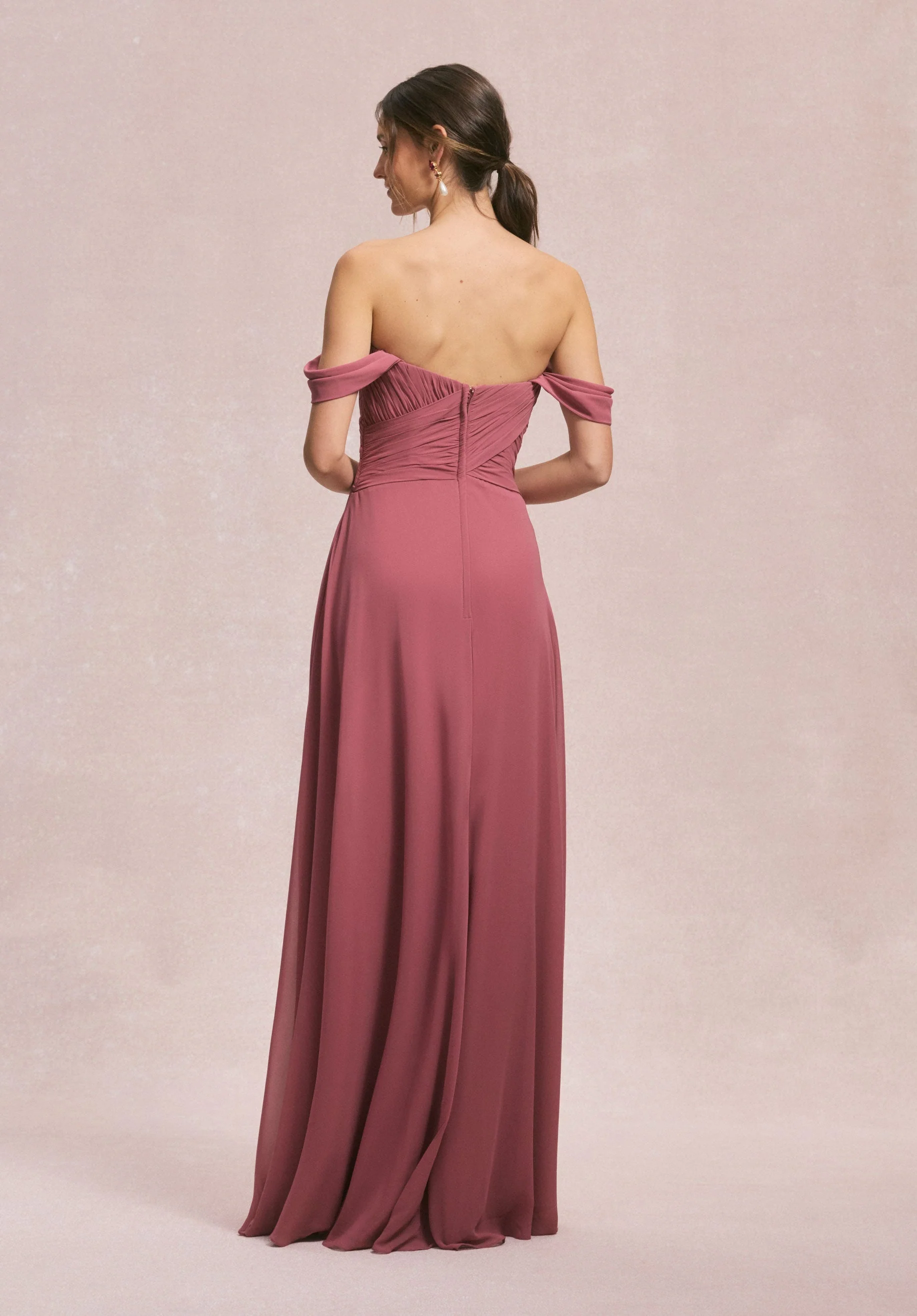 Ruched Sweetheart A-line Bridesmaid Dress - Image 8