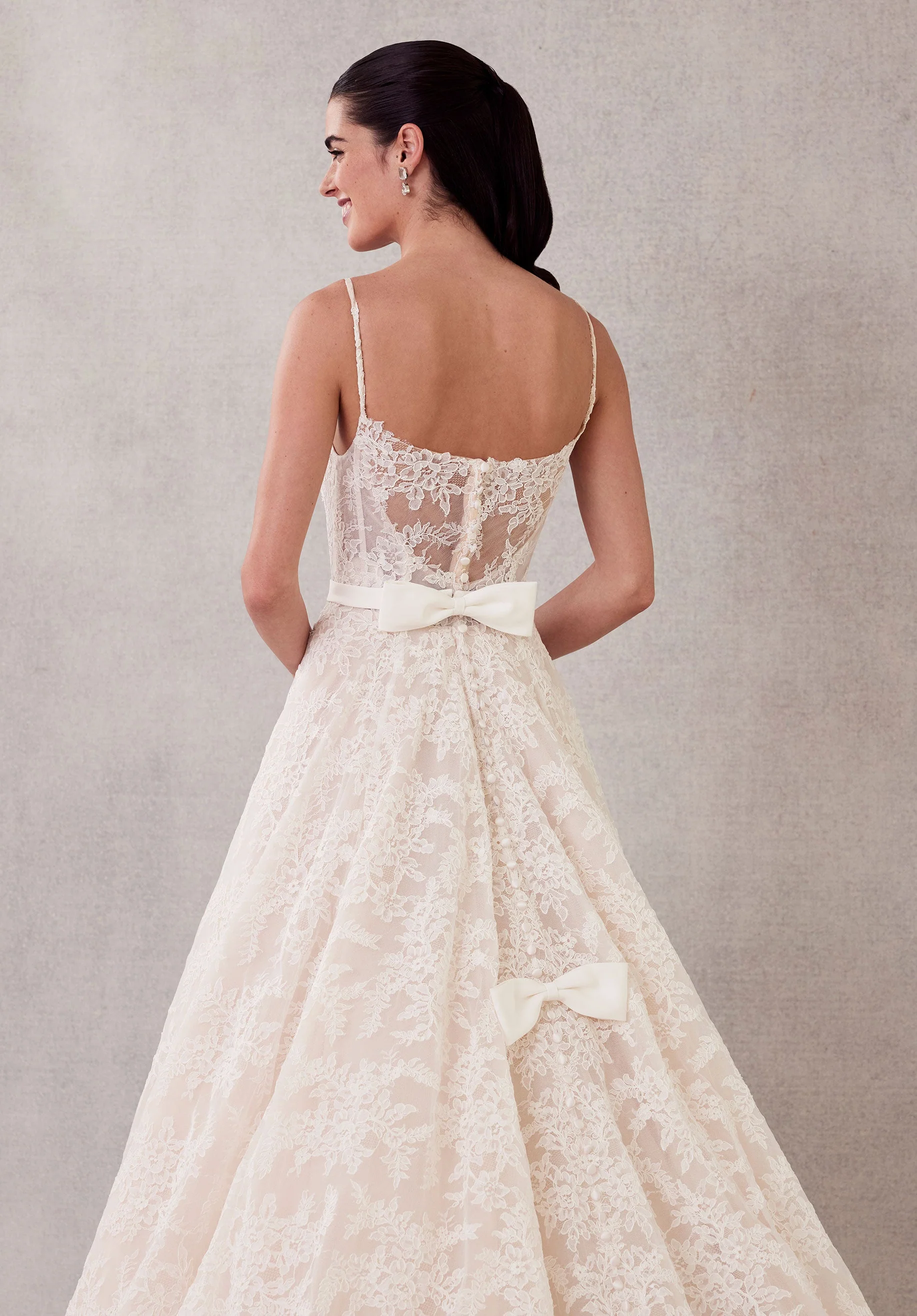 Satin Belt and Bow Details