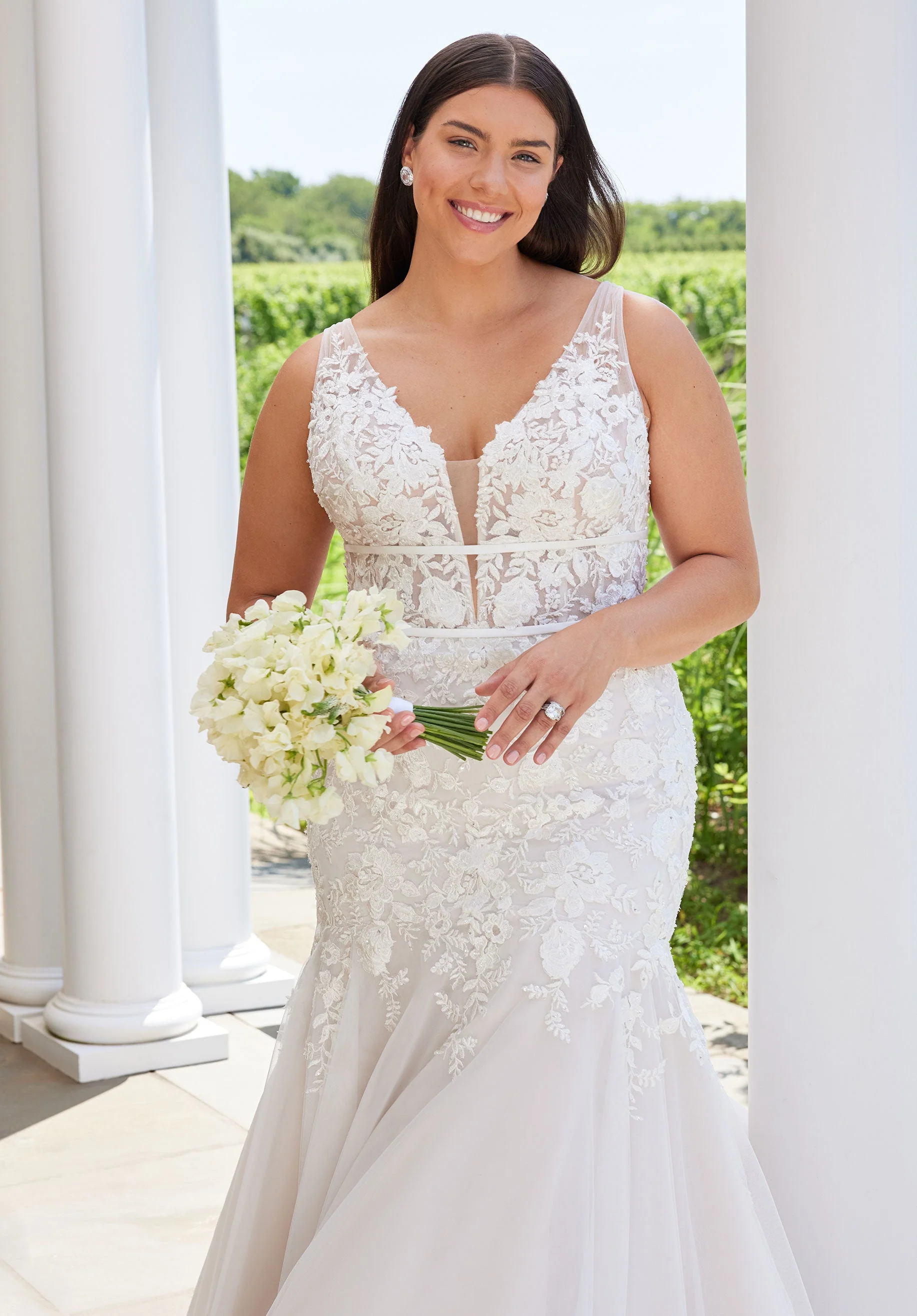 Silver Wedding Dress - Image 4