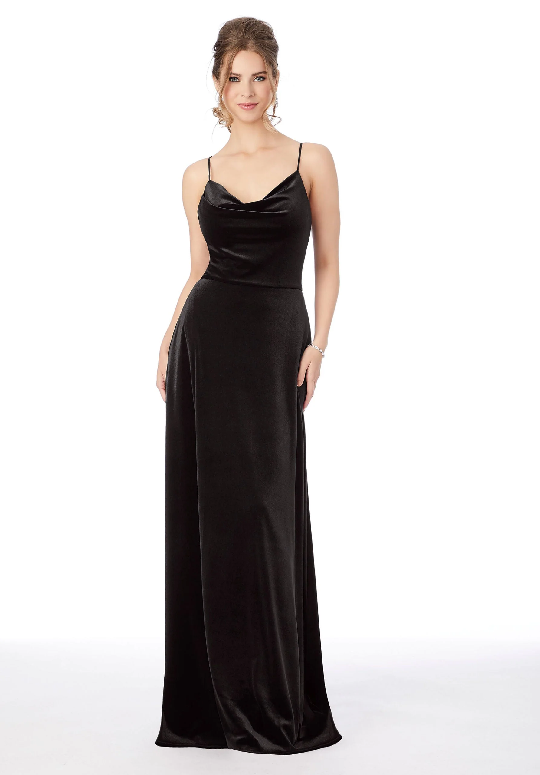 Lustrous Velvet Bridesmaid Dress - Image 4
